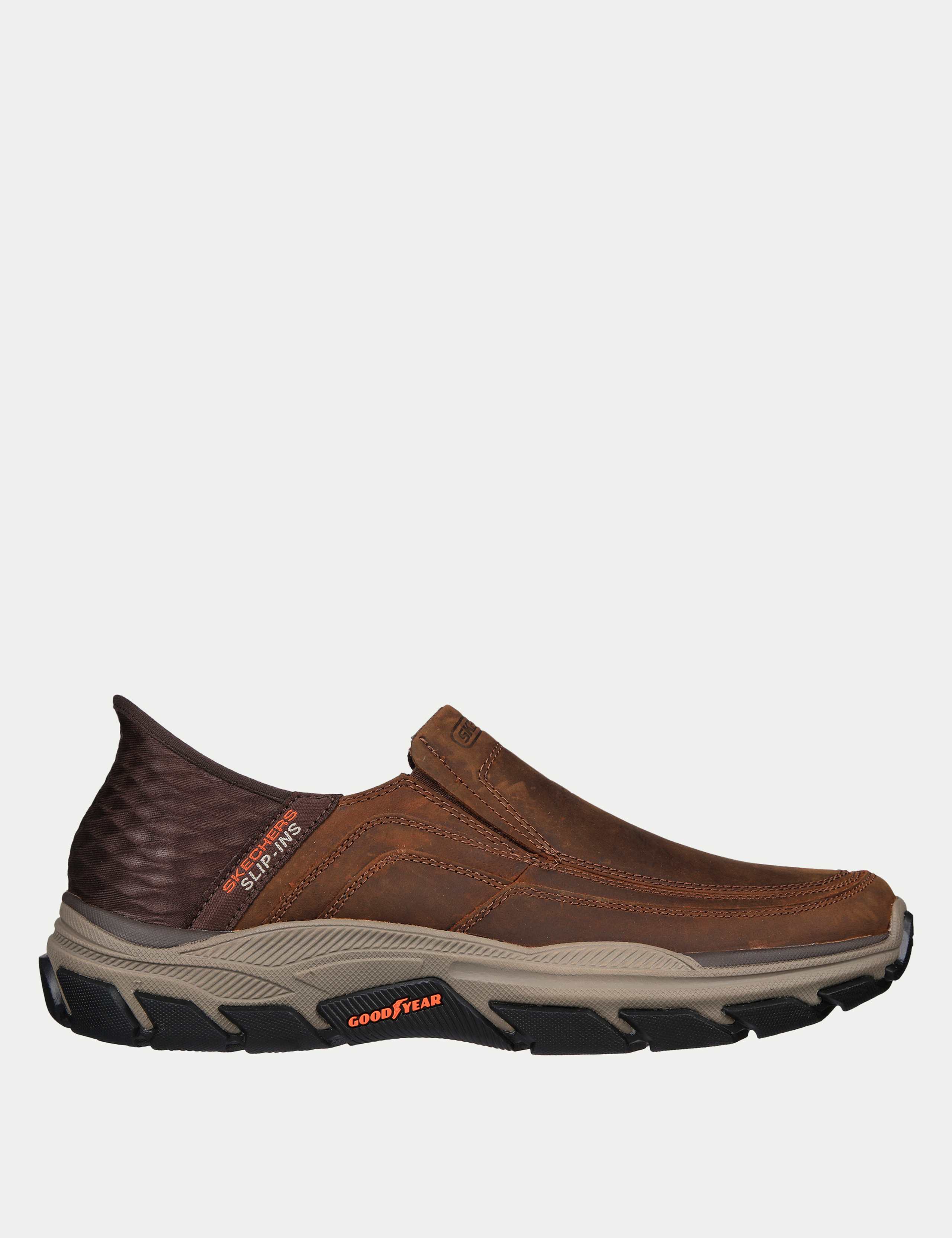 Extra Wide Fit Respected Elgin Slip-ins Leather Trainers
