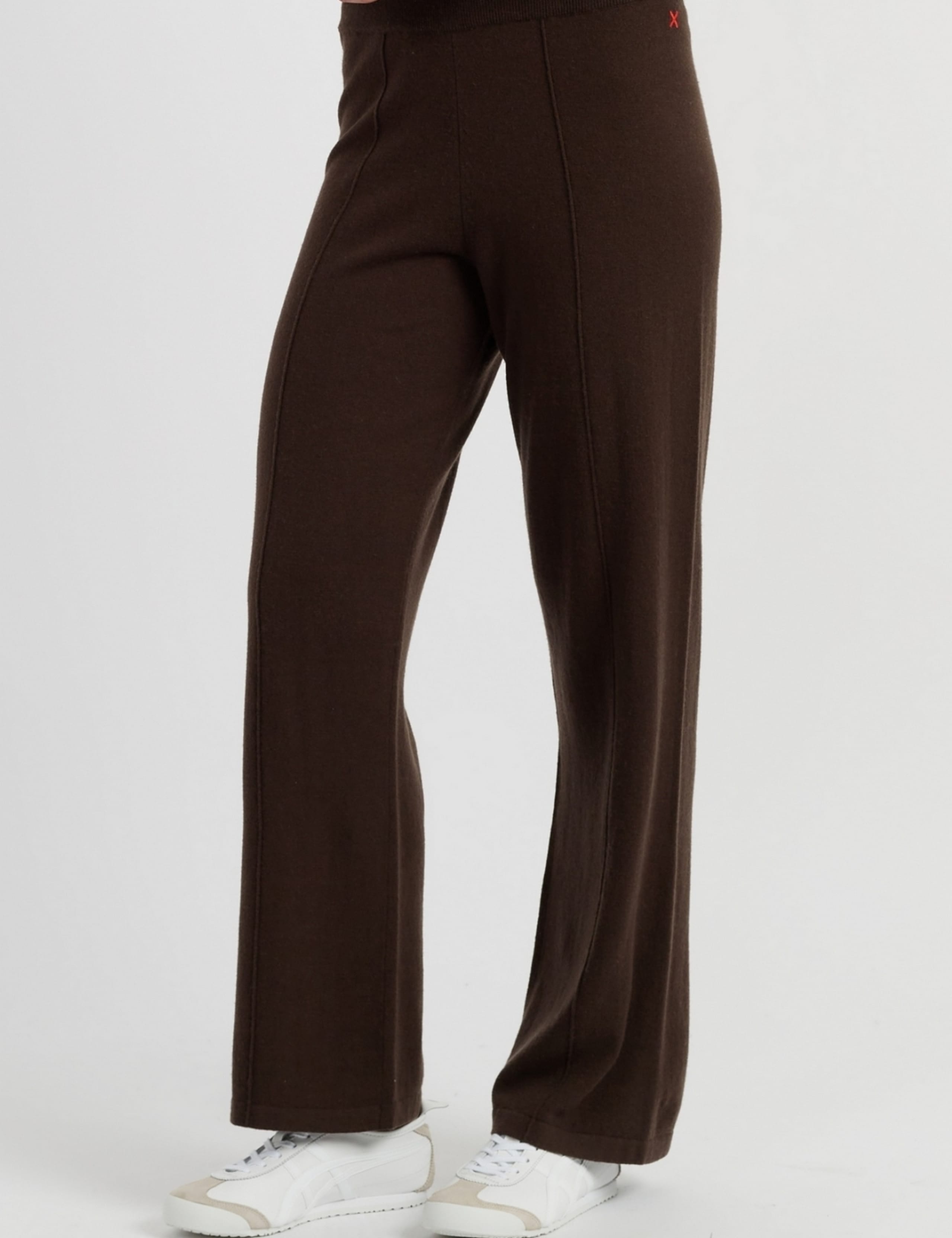 Wool Rich Wide Leg Joggers
