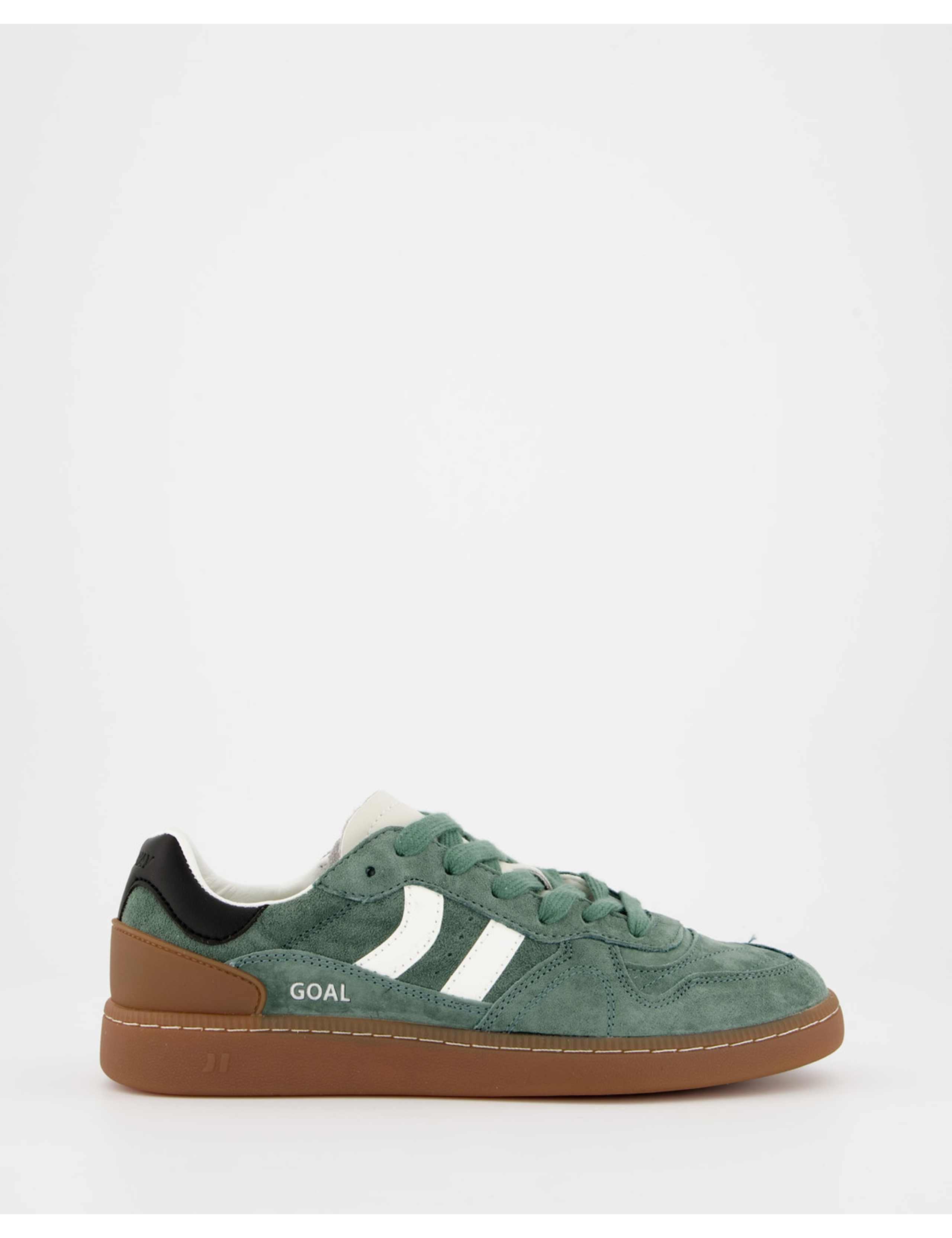 Leather Lace Up Trainers