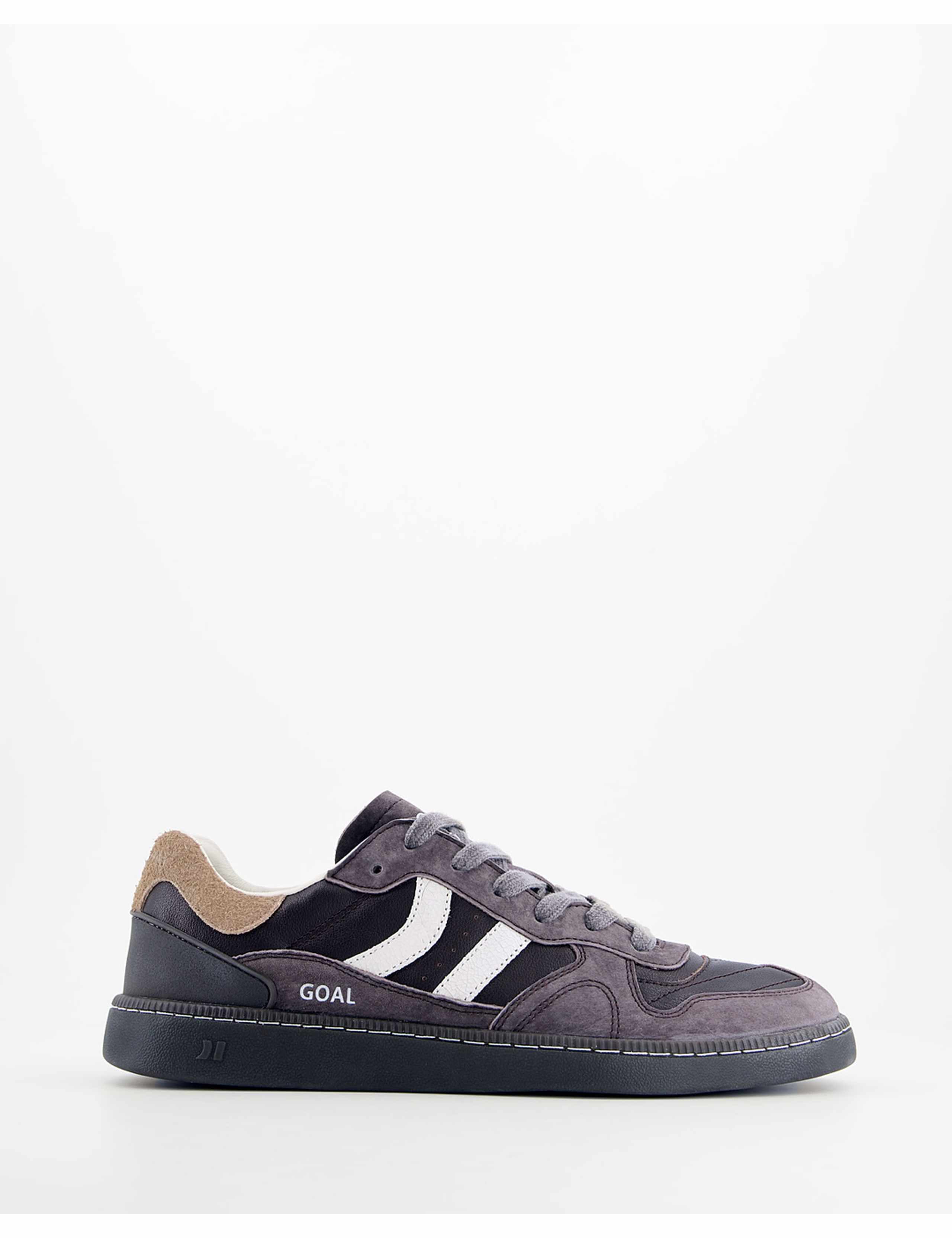 Leather Lace Up Trainers
