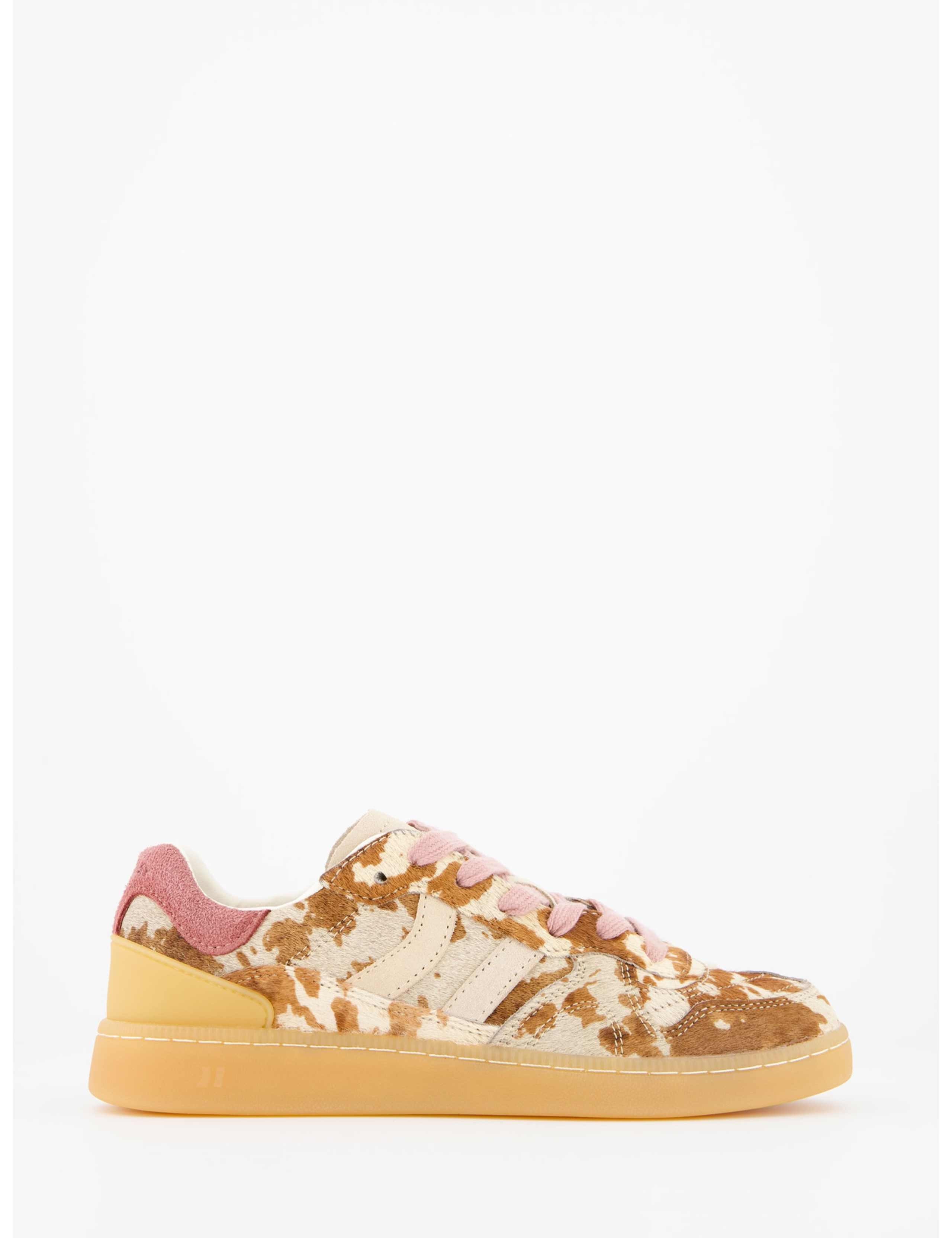 Hair On Leather Trainers