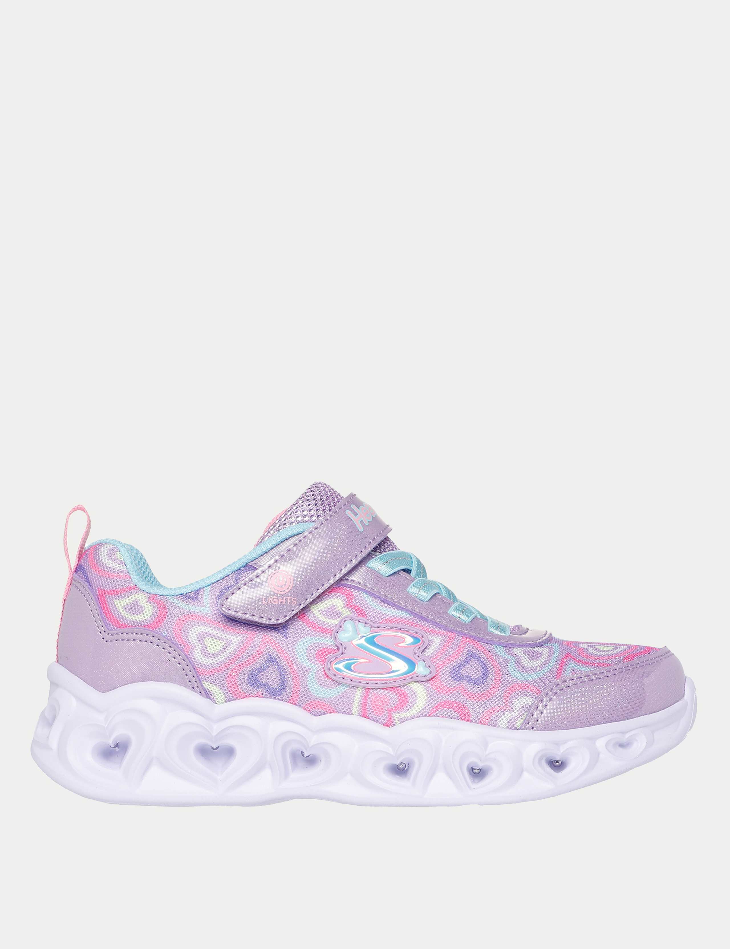 Kids' Heart Lights Boogie Love Trainers (9½ Small - 4 Large)