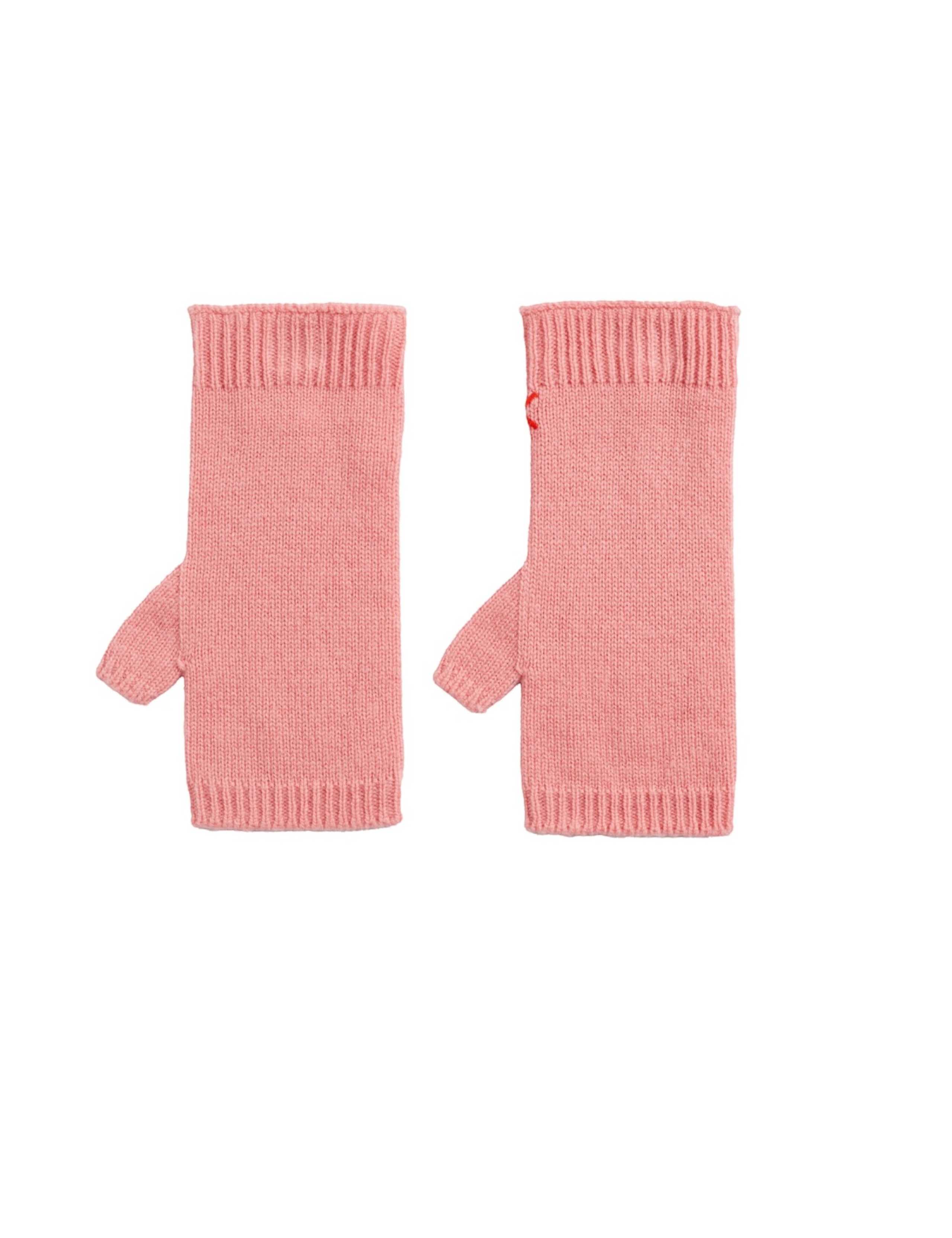 Wool Cashmere Fingerless Gloves