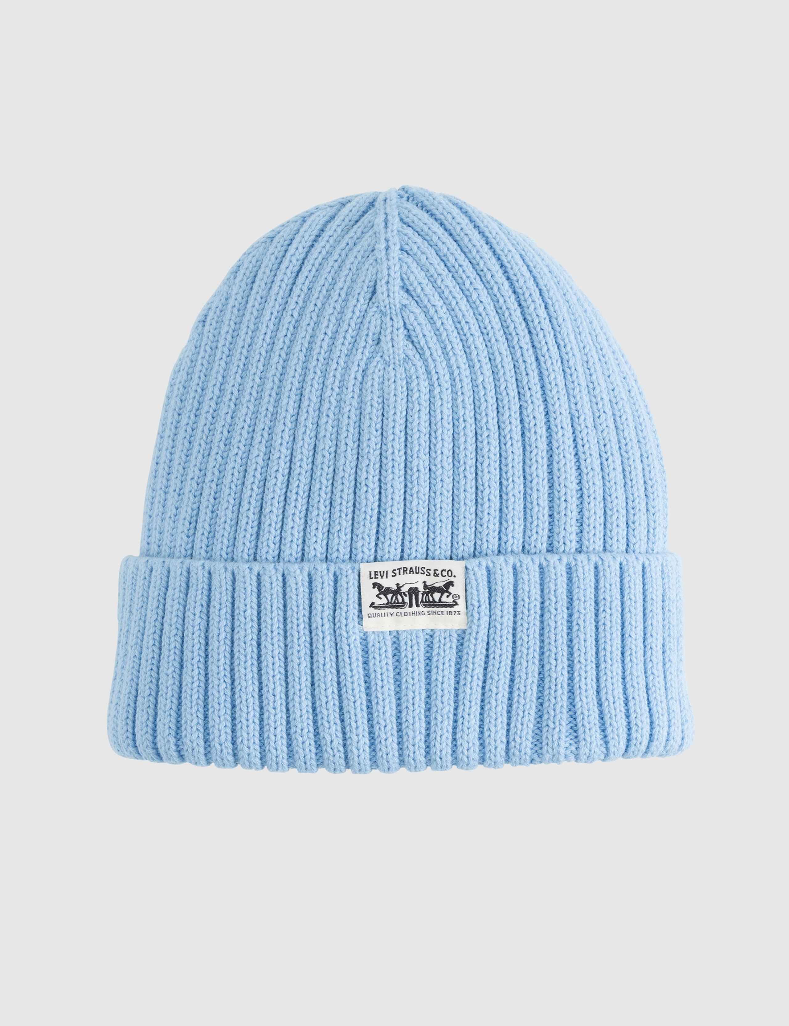 Pure Cotton Rib Turn Up Beanie