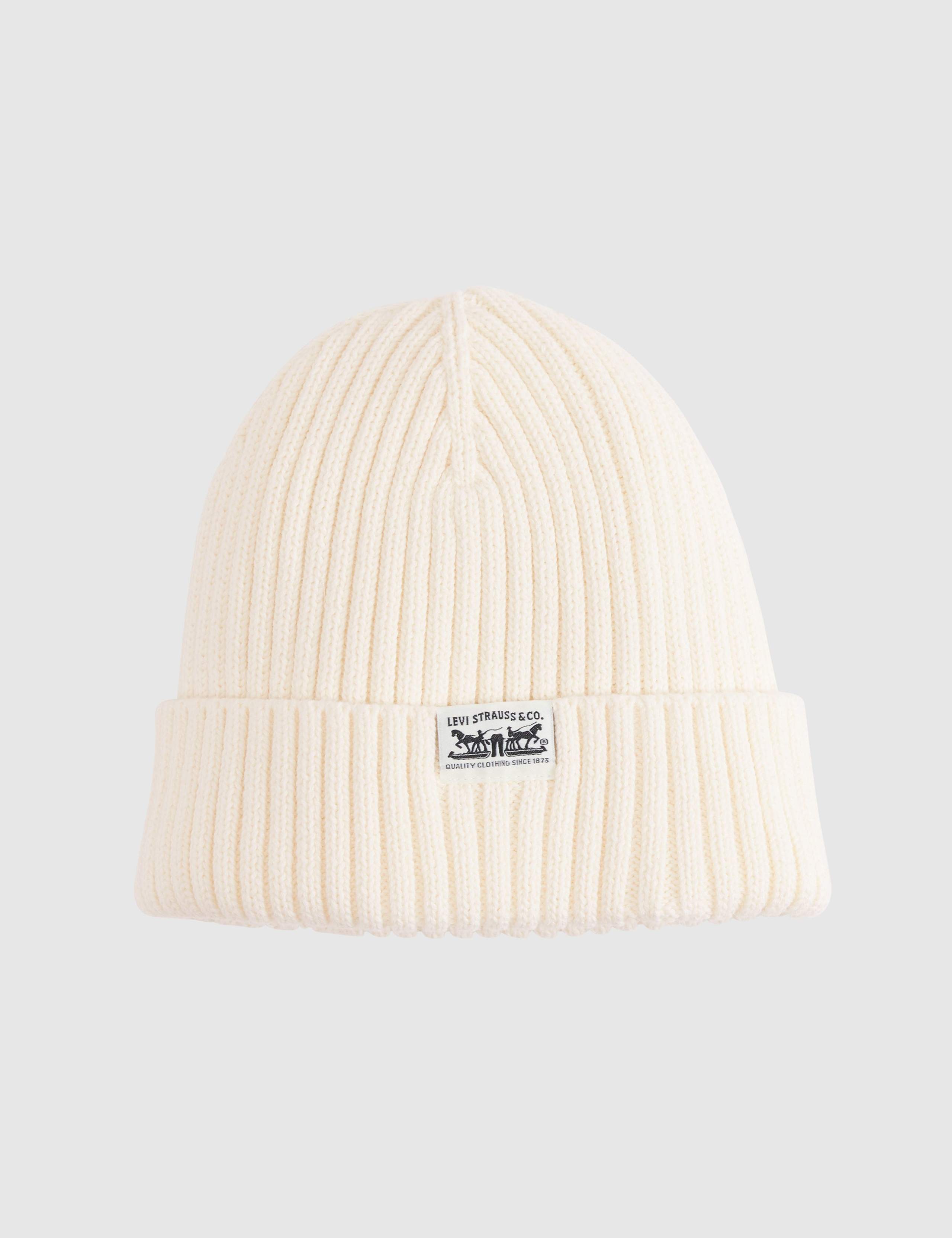 Pure Cotton Rib Turn Up Beanie