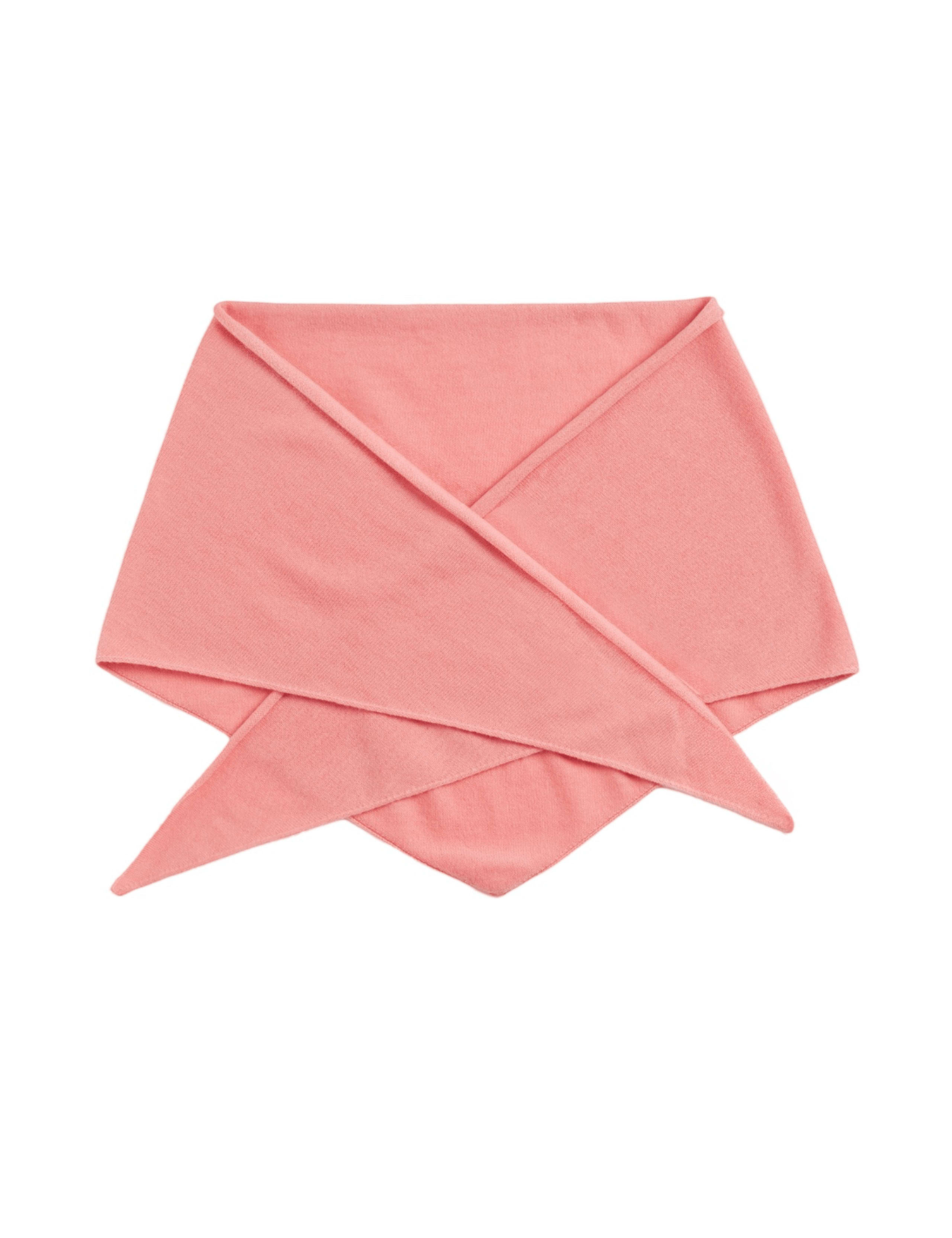 Wool Rich Jacquard Triangle Scarf
