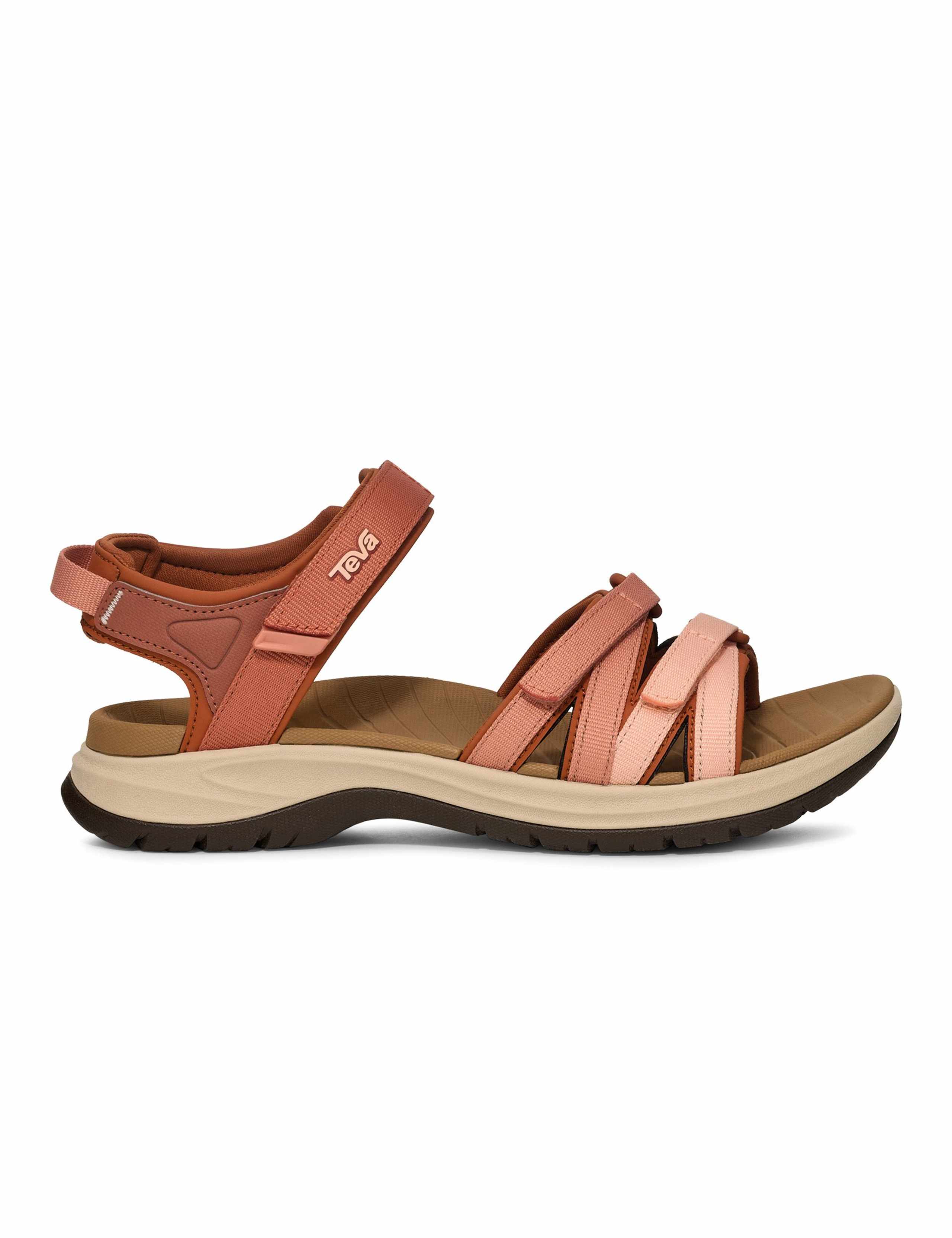 Colour Block Ankle Strap Flat Sandals