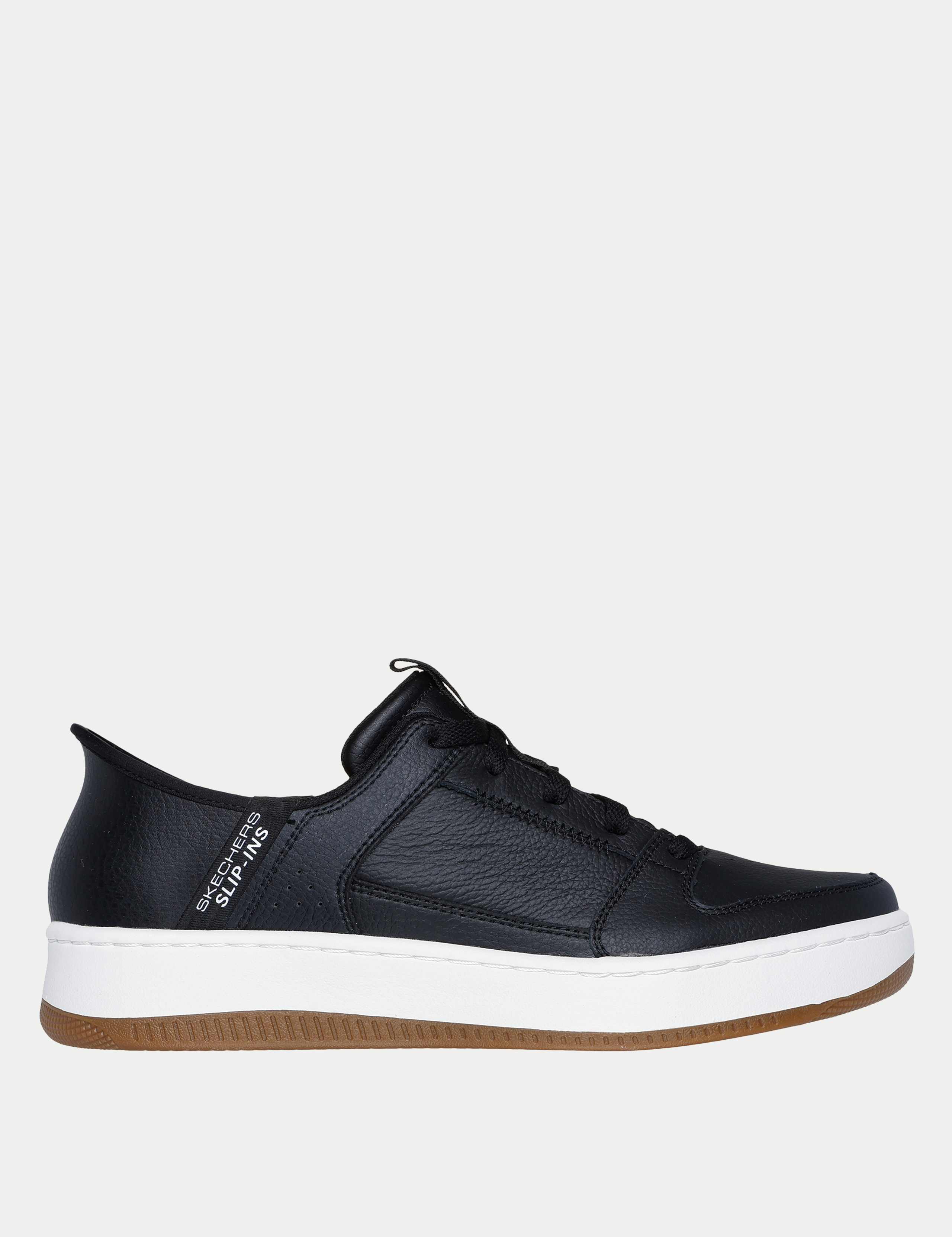 Leather Slip-On Trainers