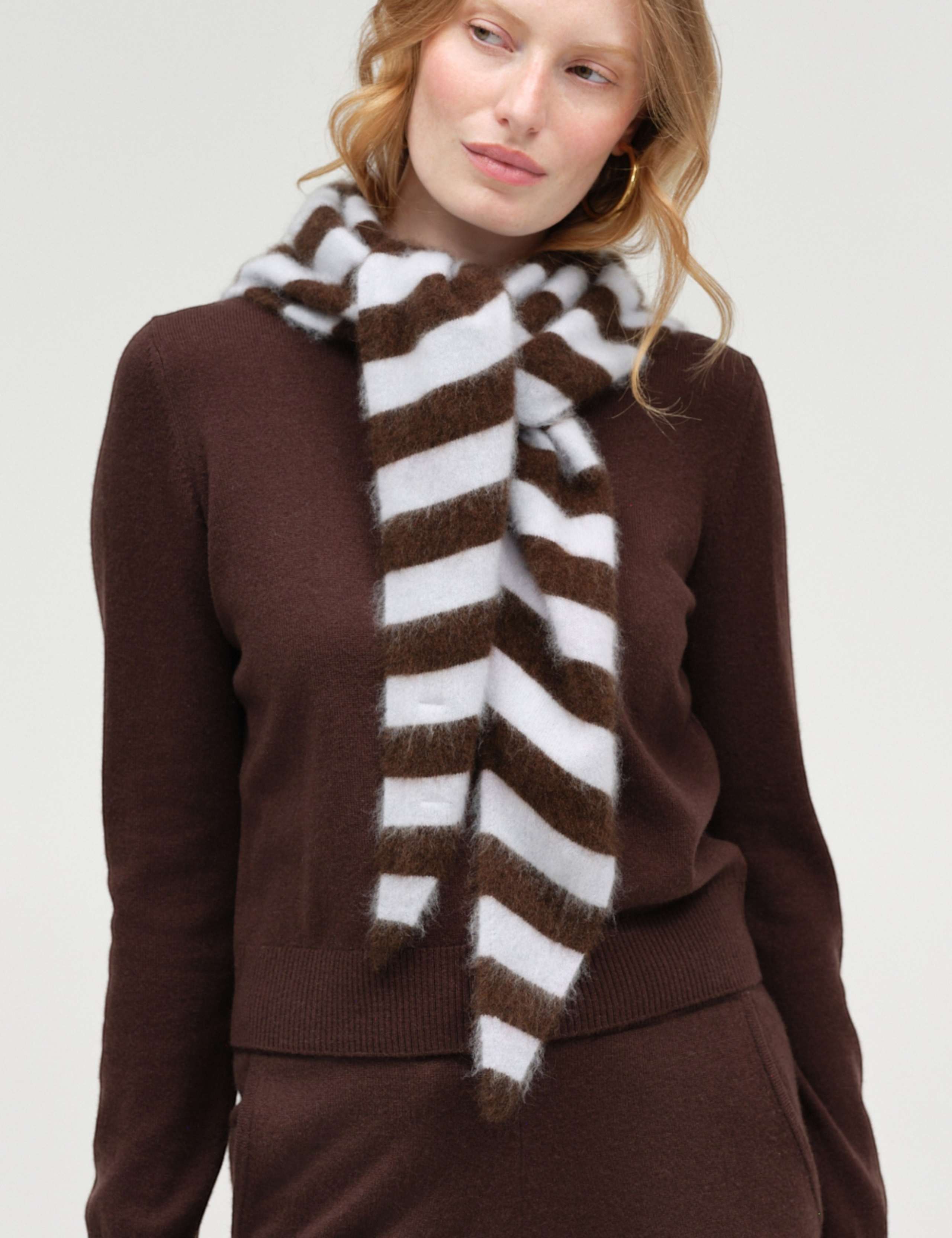 Lightweight Merino Wool Triangle Scarf