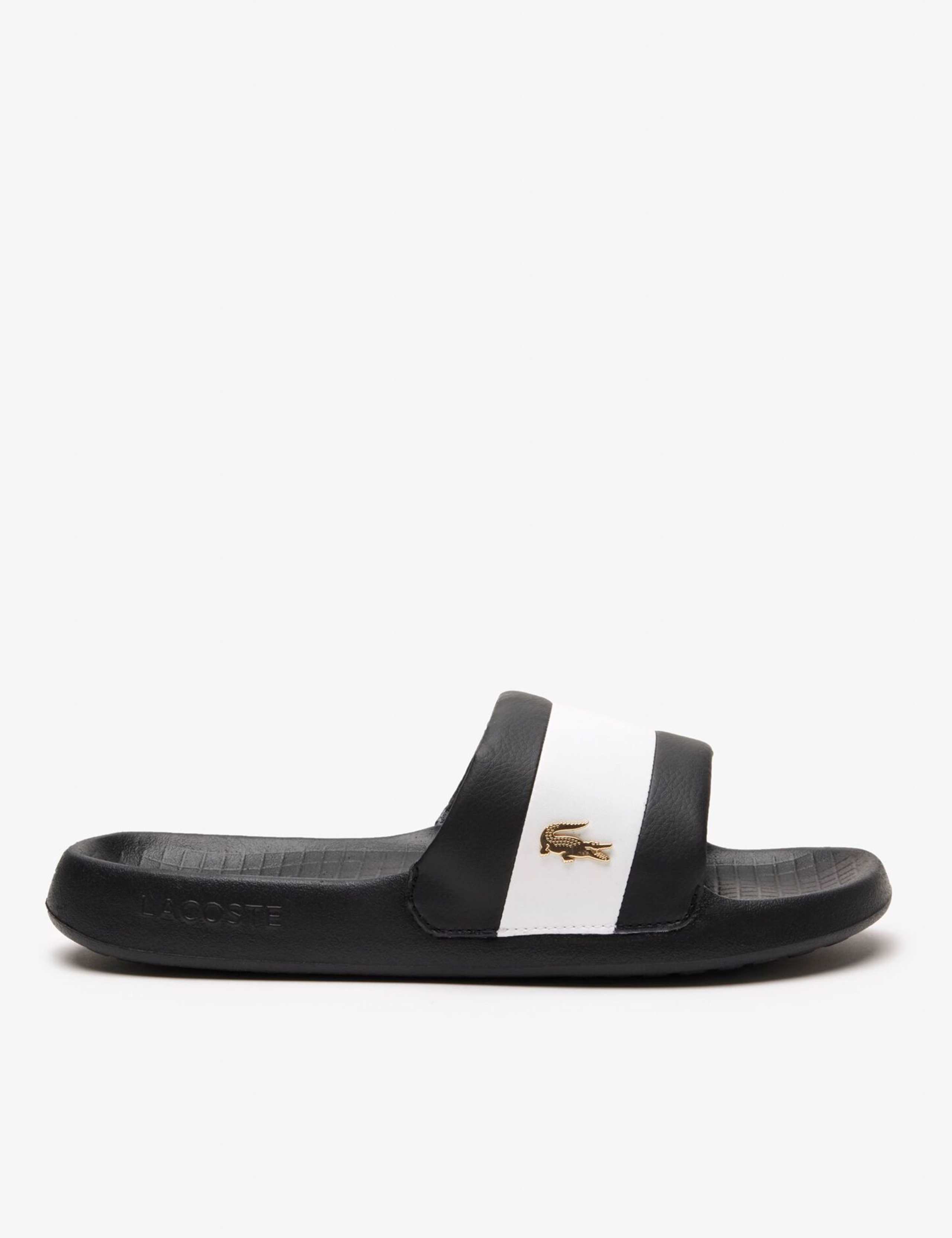 Serve Leather Slip On Pool Sliders