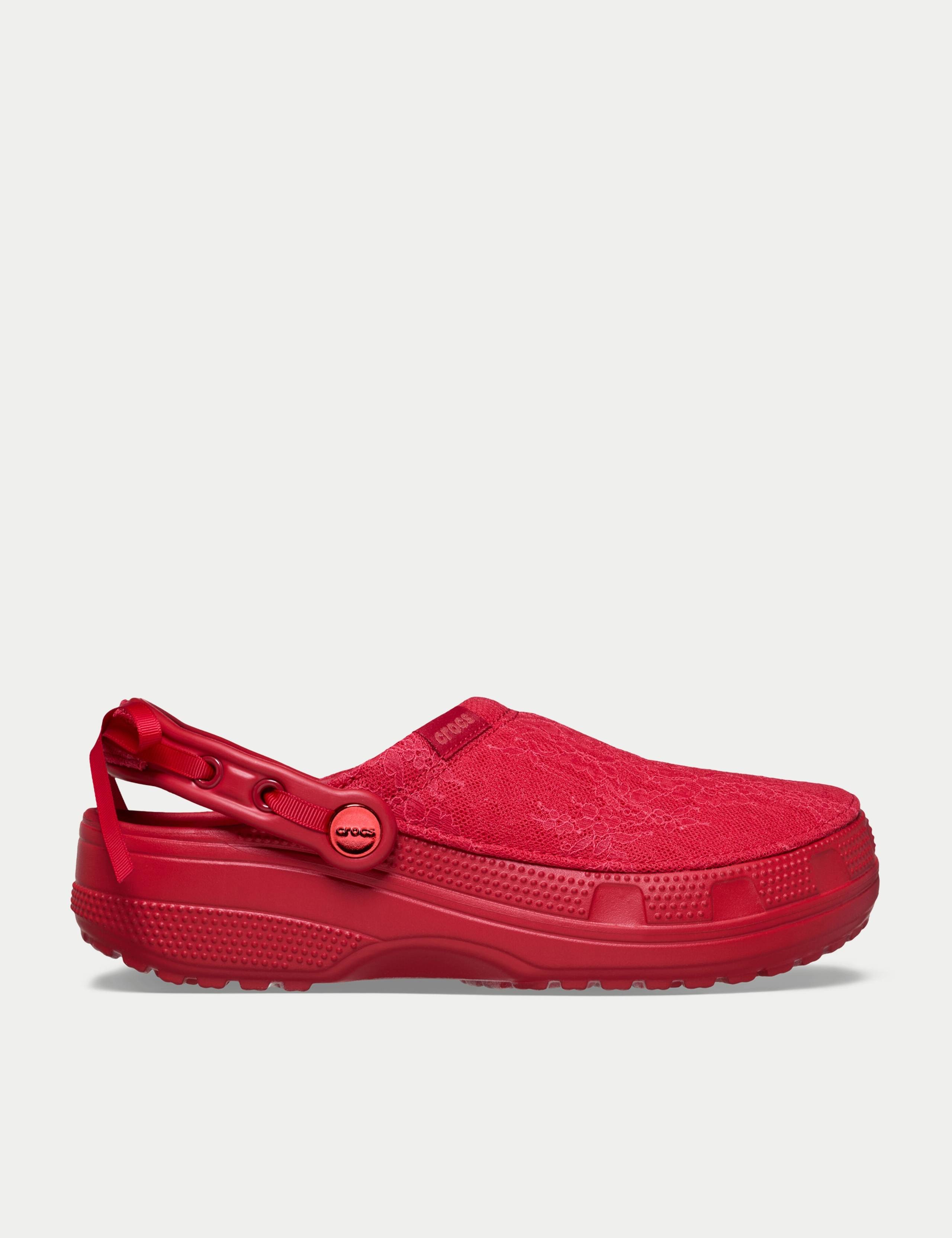 Lace Detail Slip On Clogs