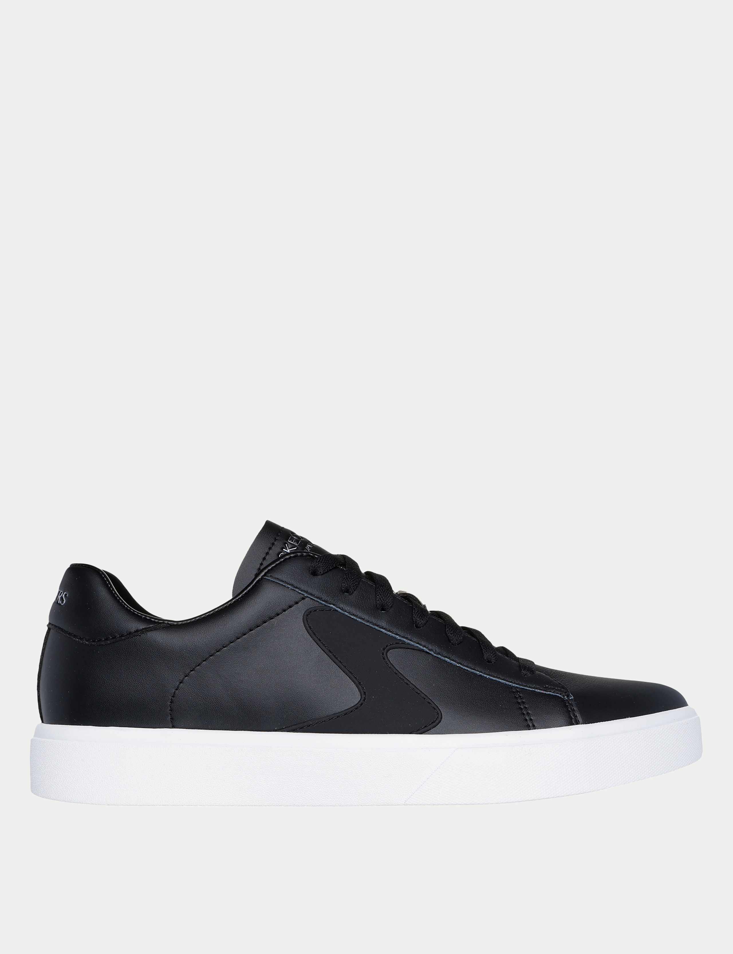 Leather Look Lace Up Trainers