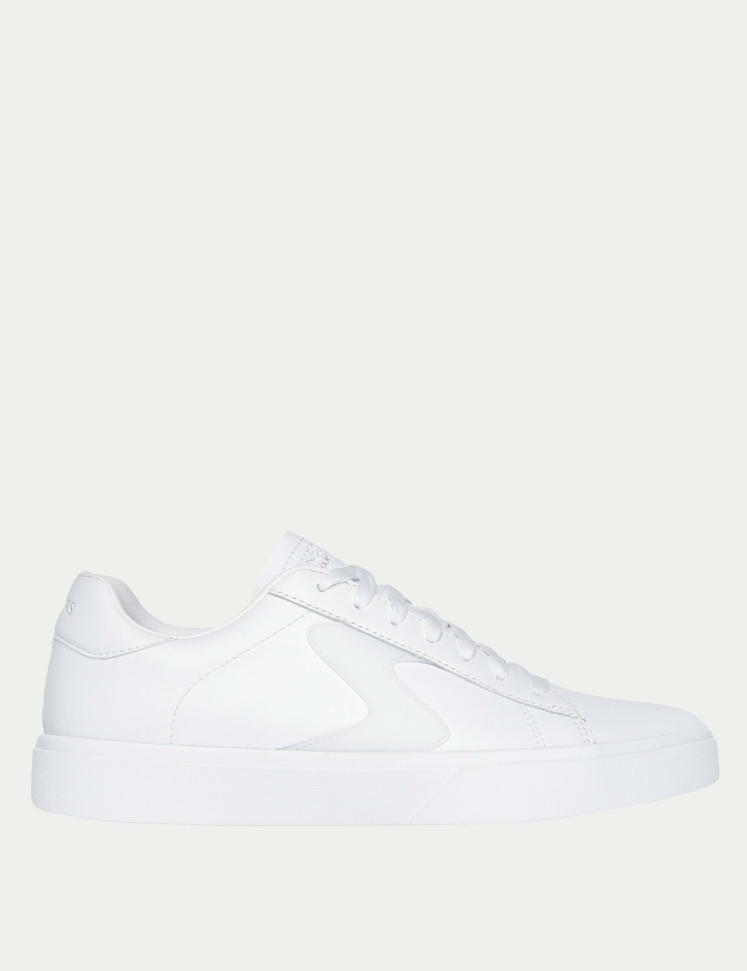 Leather Look Lace Up Trainers