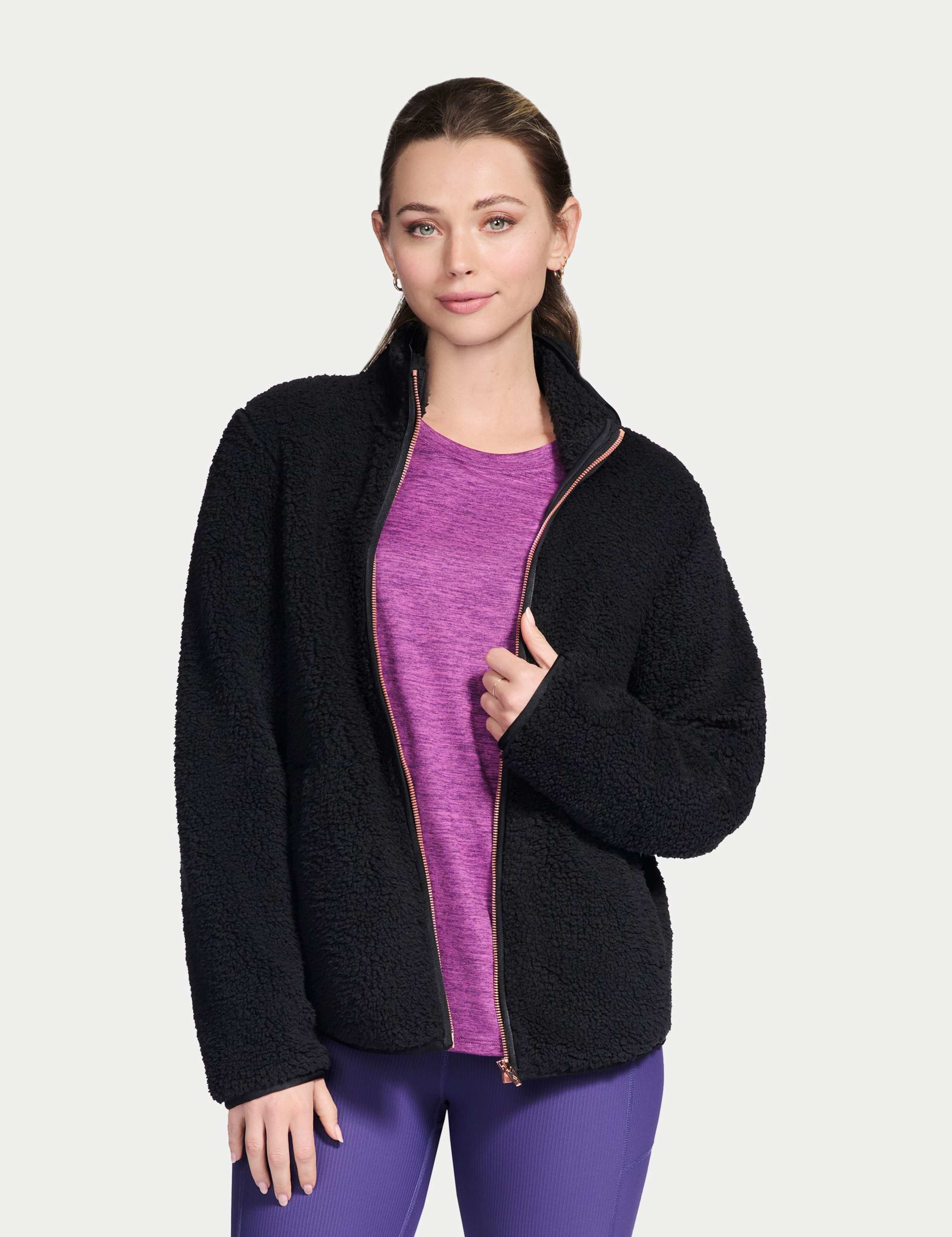 Skech-Sherpa™ Fleece Textured Jacket