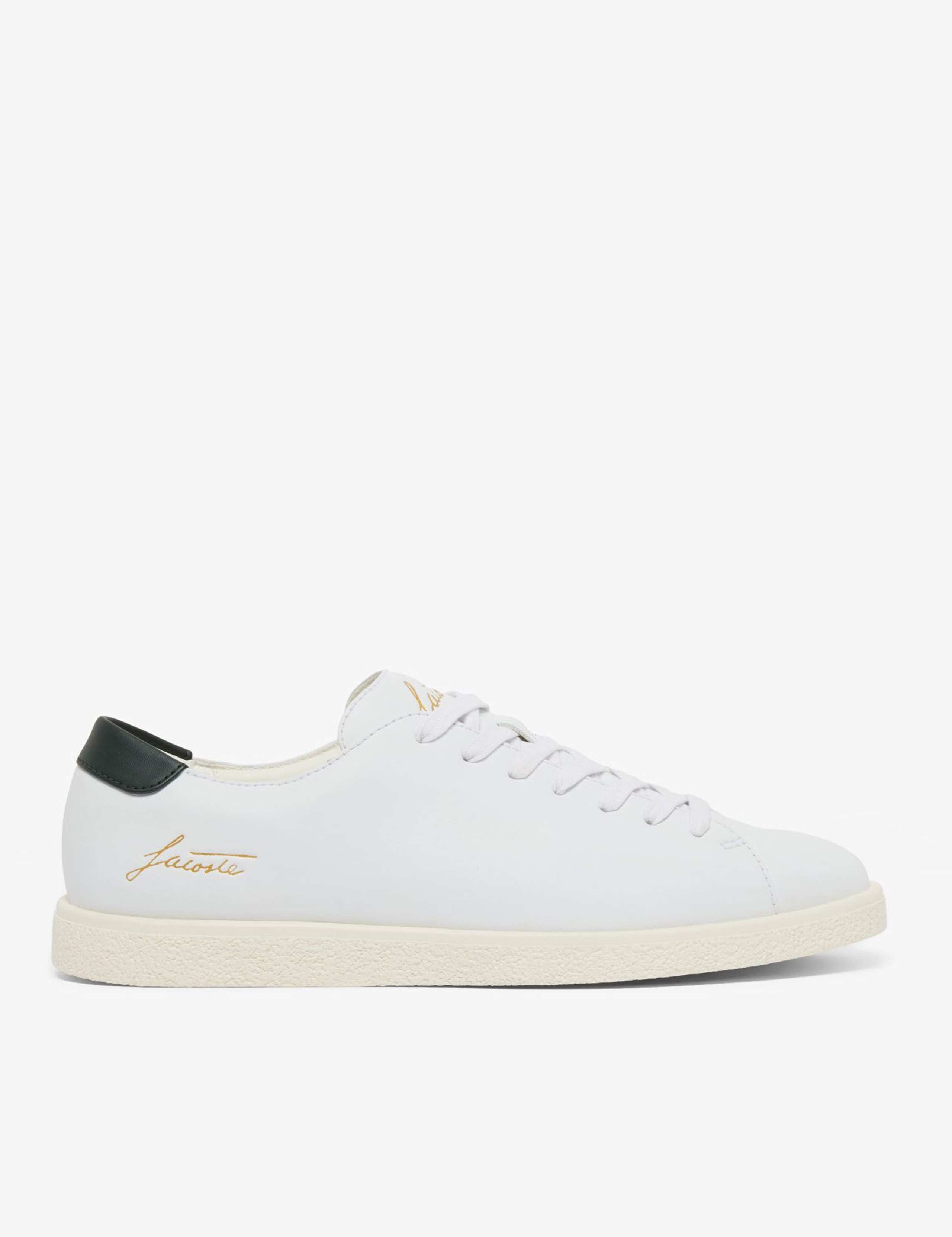 Leather Lace Up Trainers