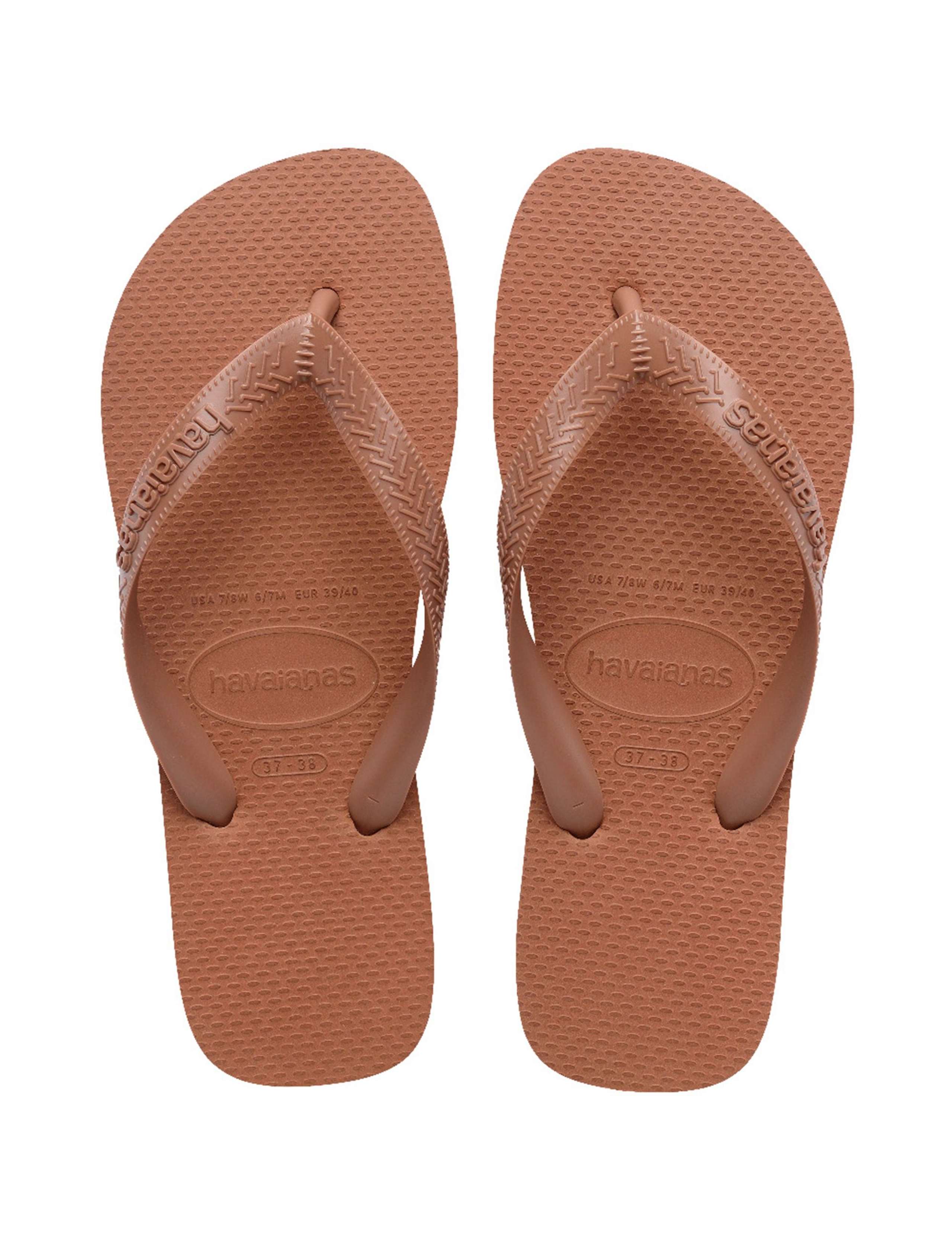 Textured Flat Flip Flops