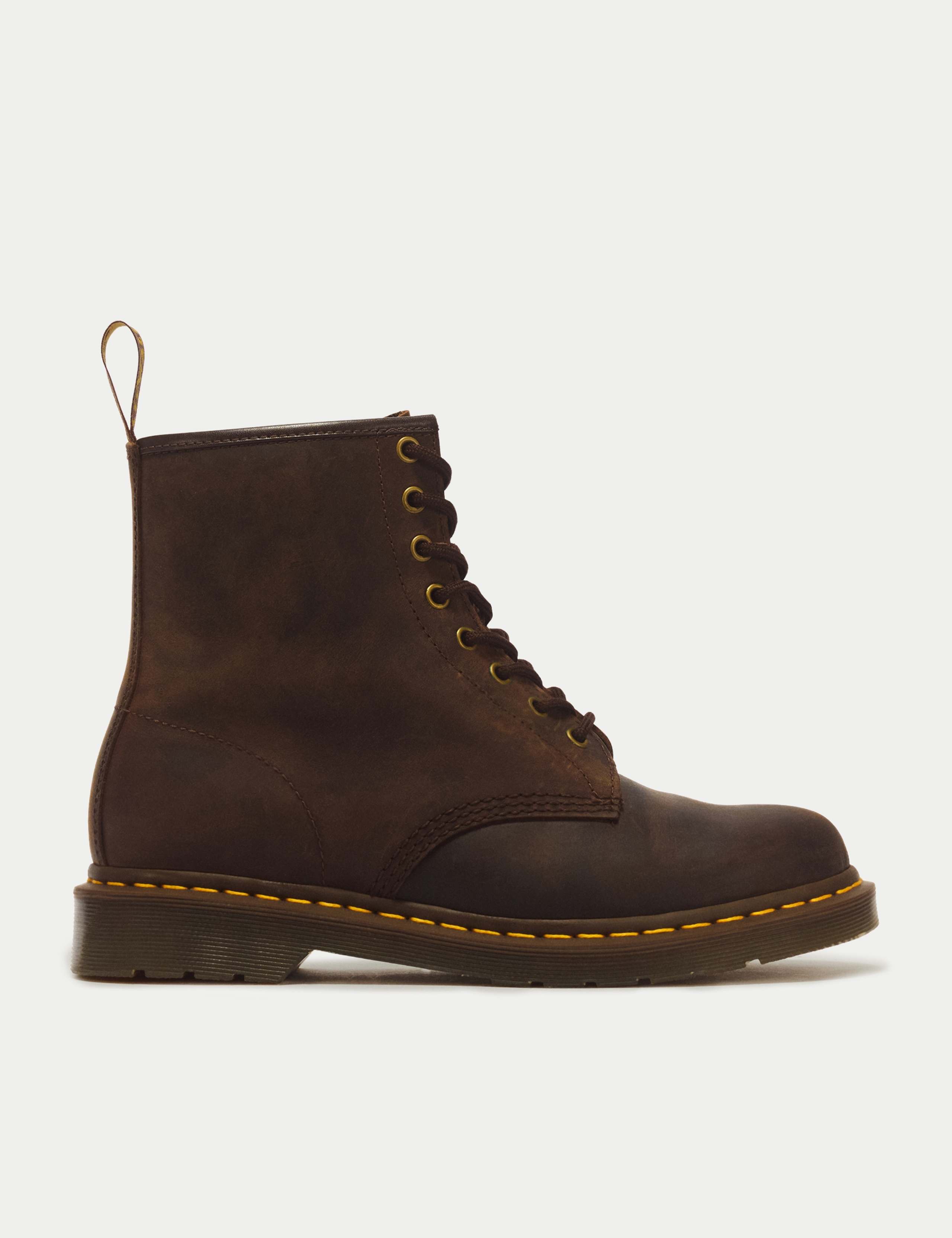 Ambassador Crazy Horse Lace up Ankle Boots