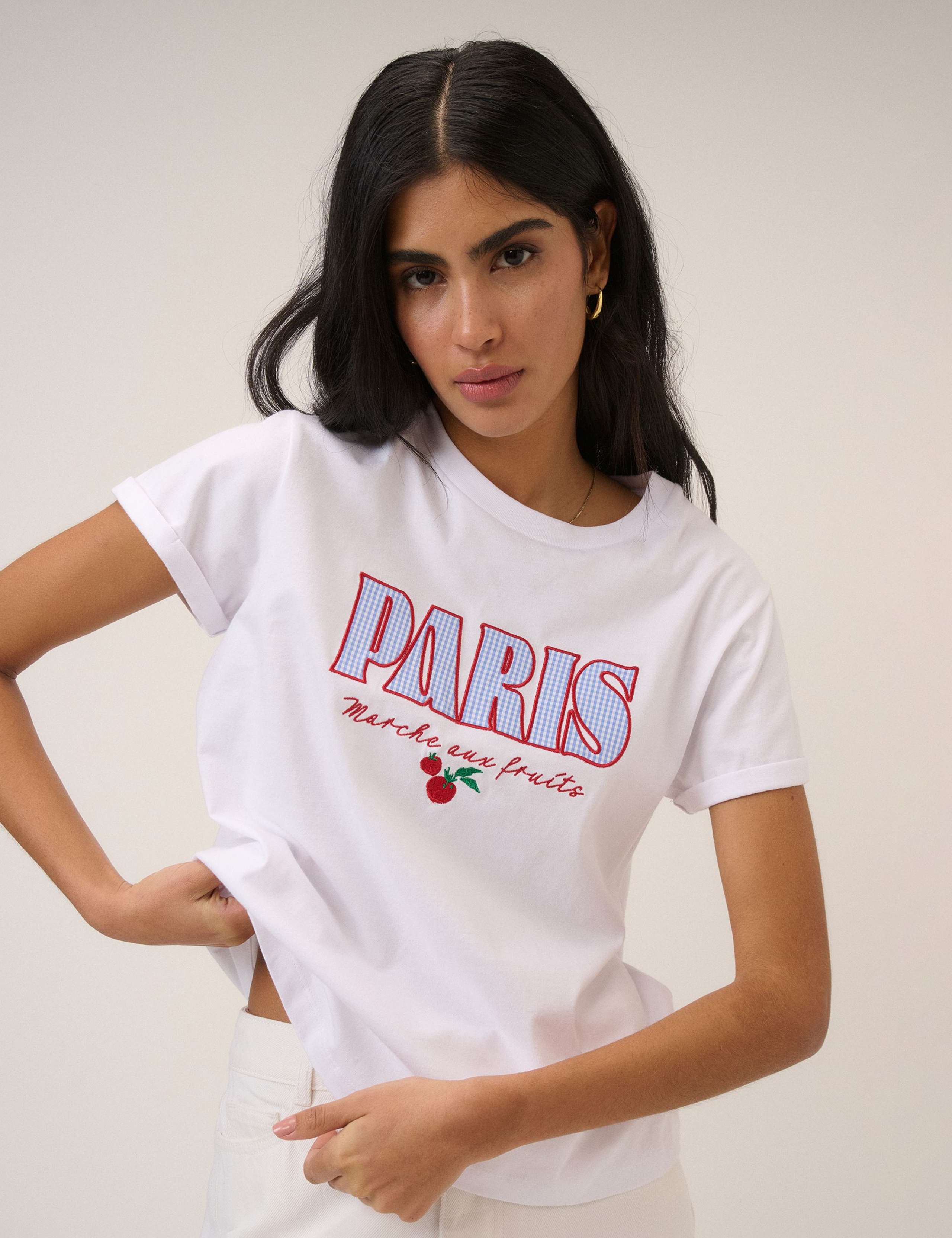 Pure Cotton Paris Graphic T-Shirt