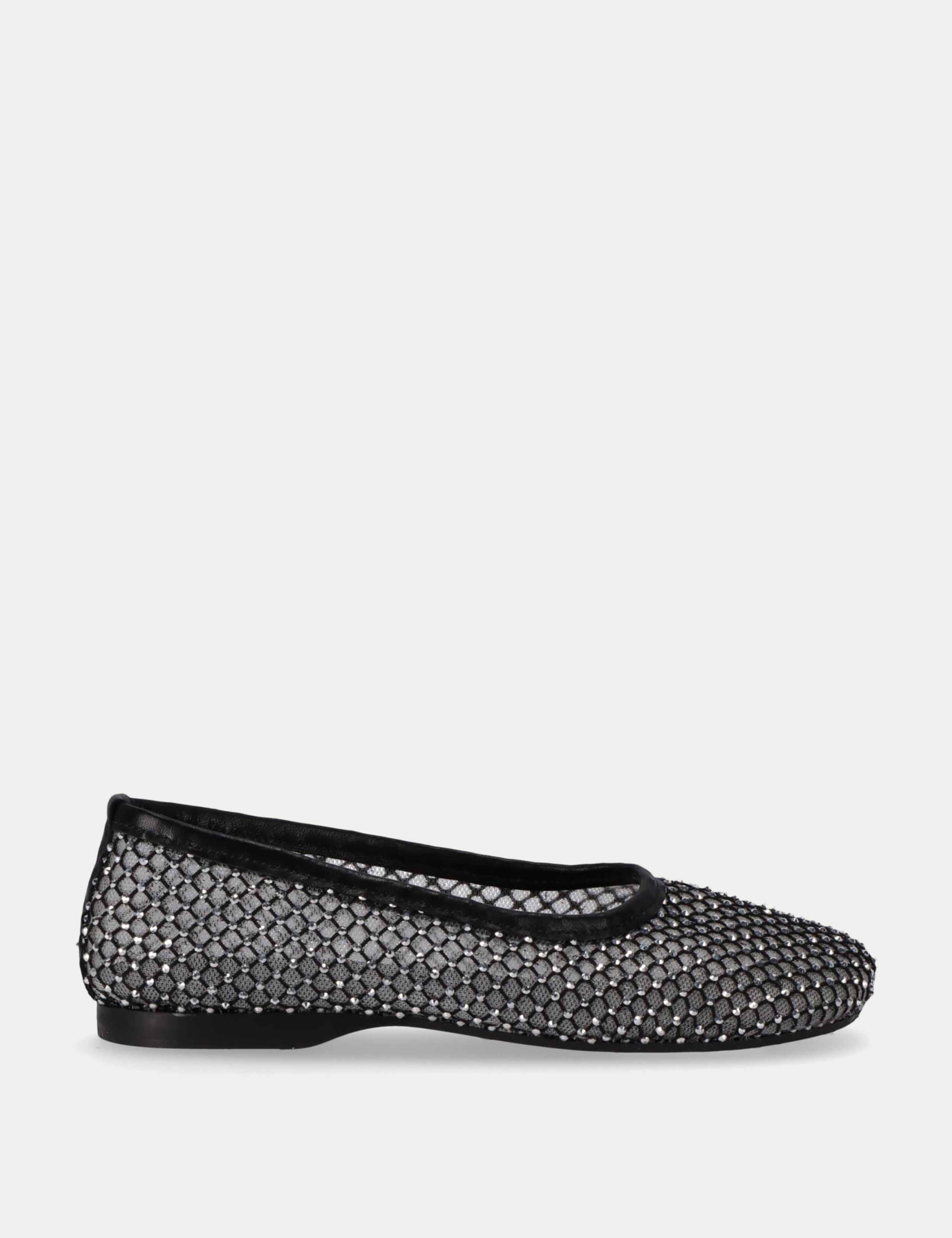 Lorain Mesh Flat Ballet Pumps