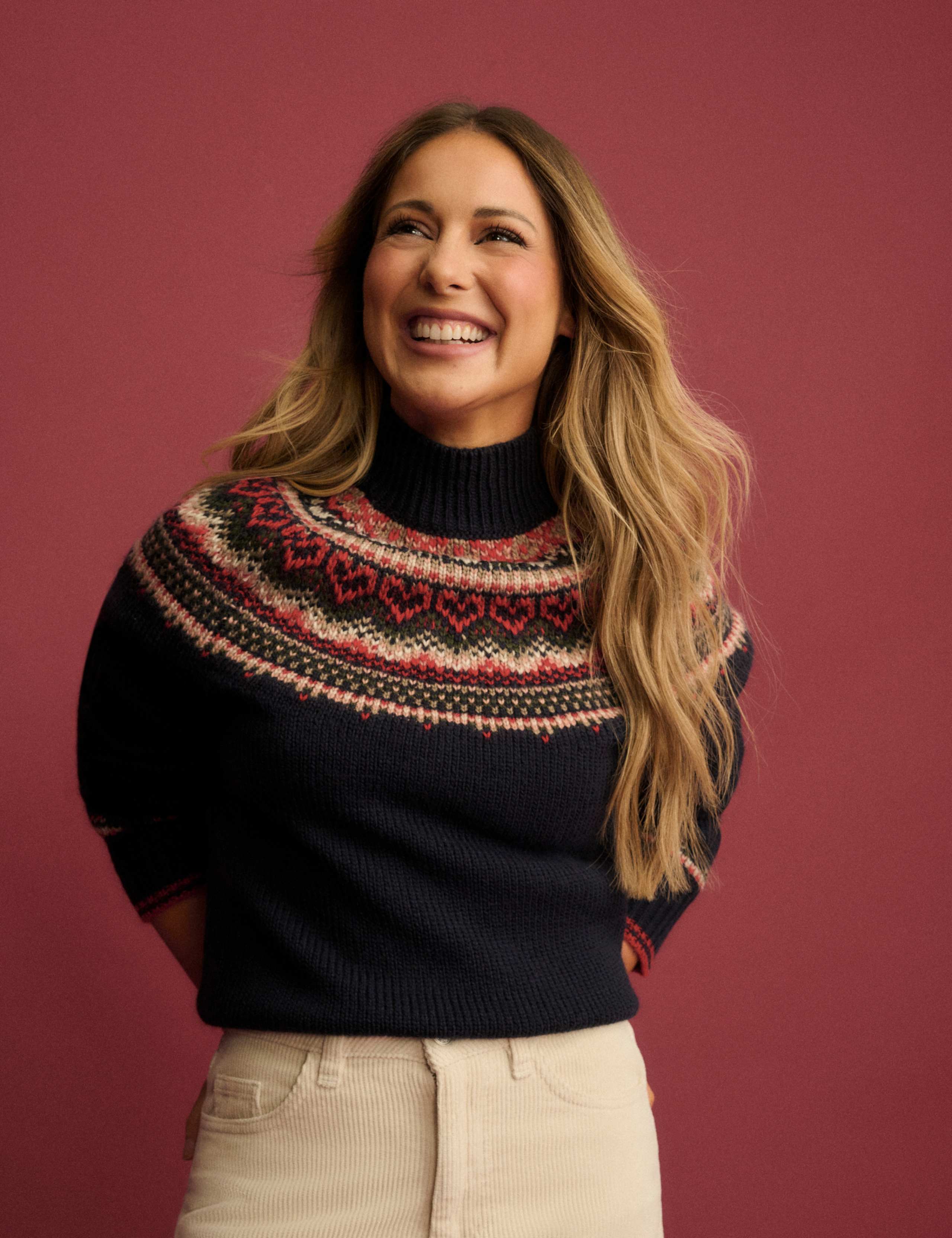 Fair Isle Yoke Jumper with Wool