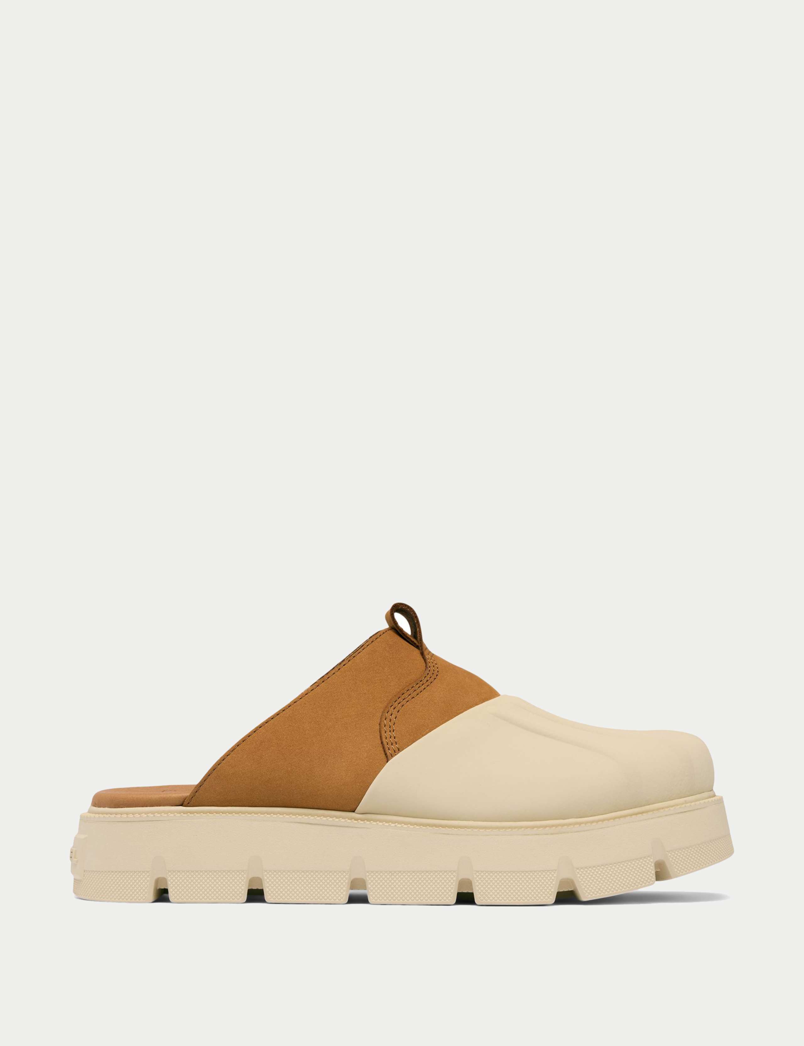 REIN CB Leather Flatform Clogs