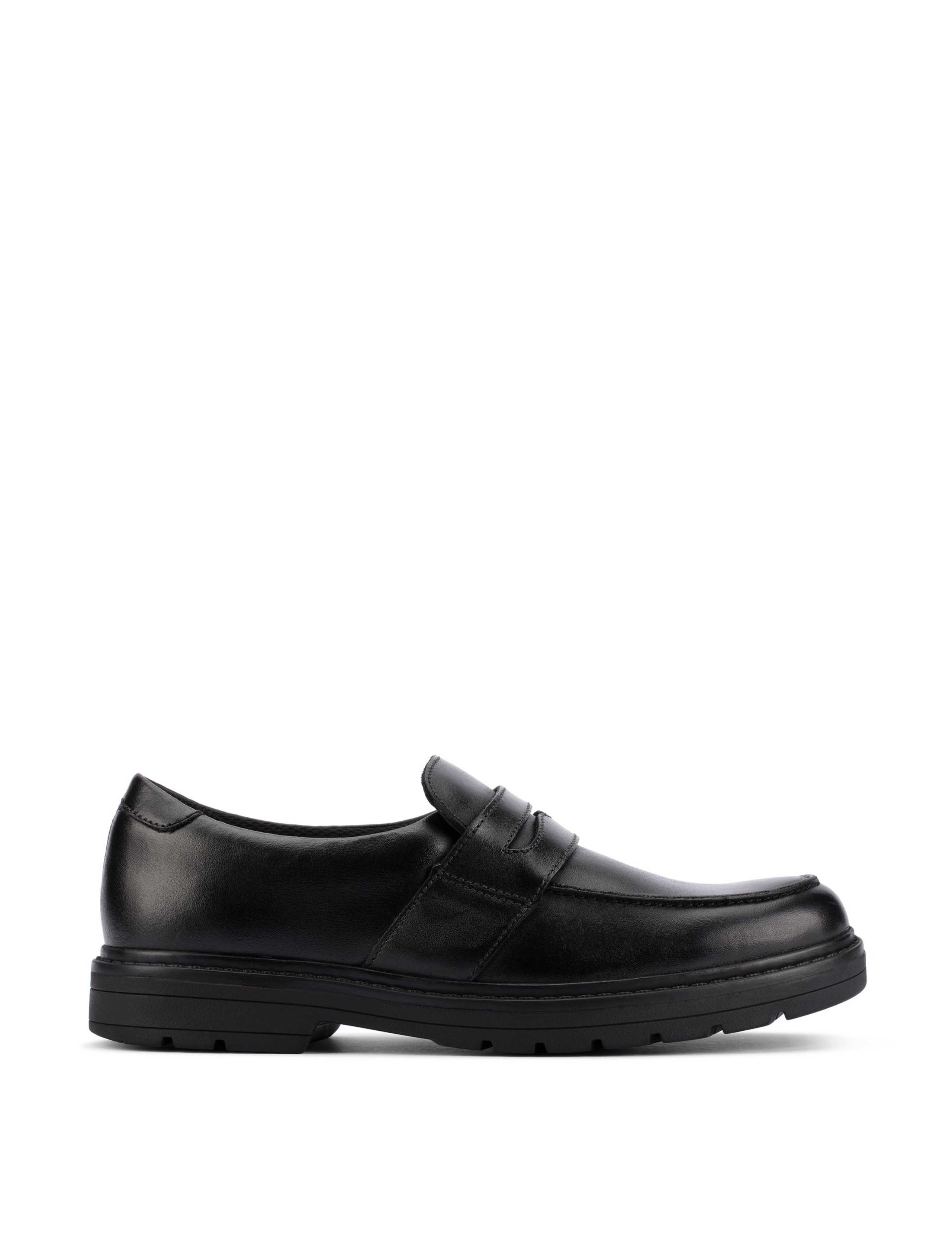 Kids' Leather Slip On Brogues (3 Large - 7 Large)
