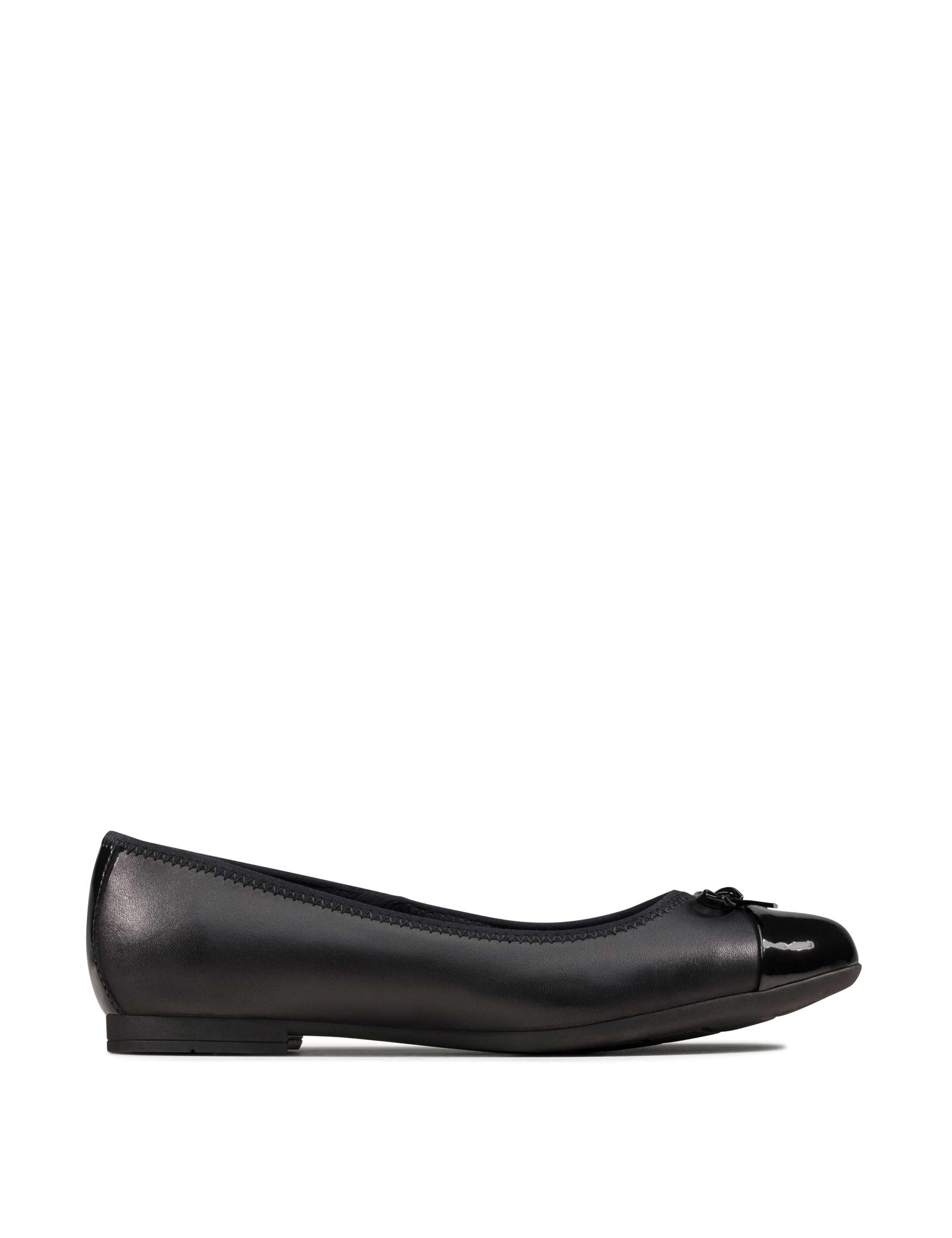 Kids' Patent Toe Ballet Pumps (3 Large - 4½ Large)