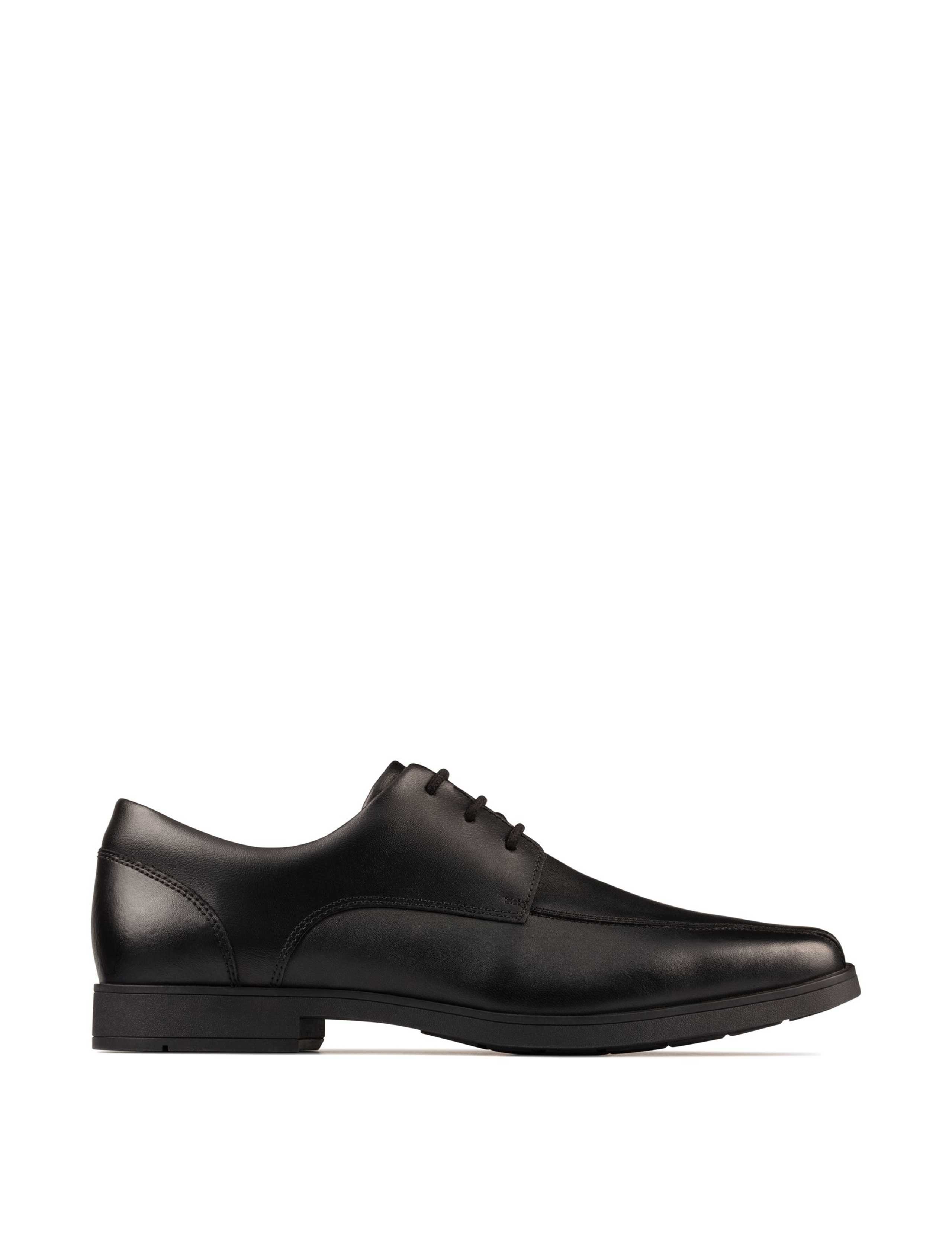 Kids' Leather Derby Shoes (3 Large- 9 Large)