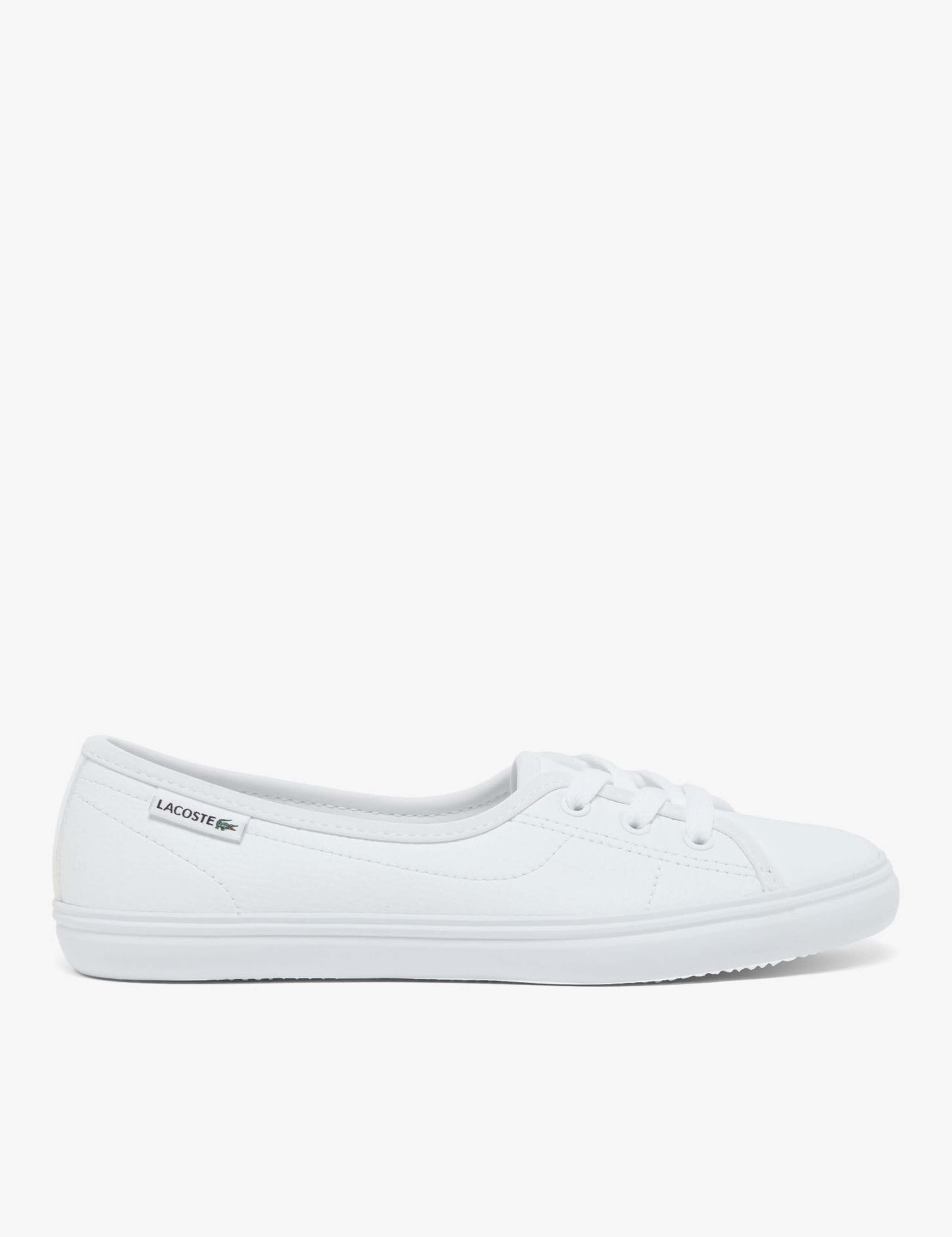 Leather Lace Up Trainers