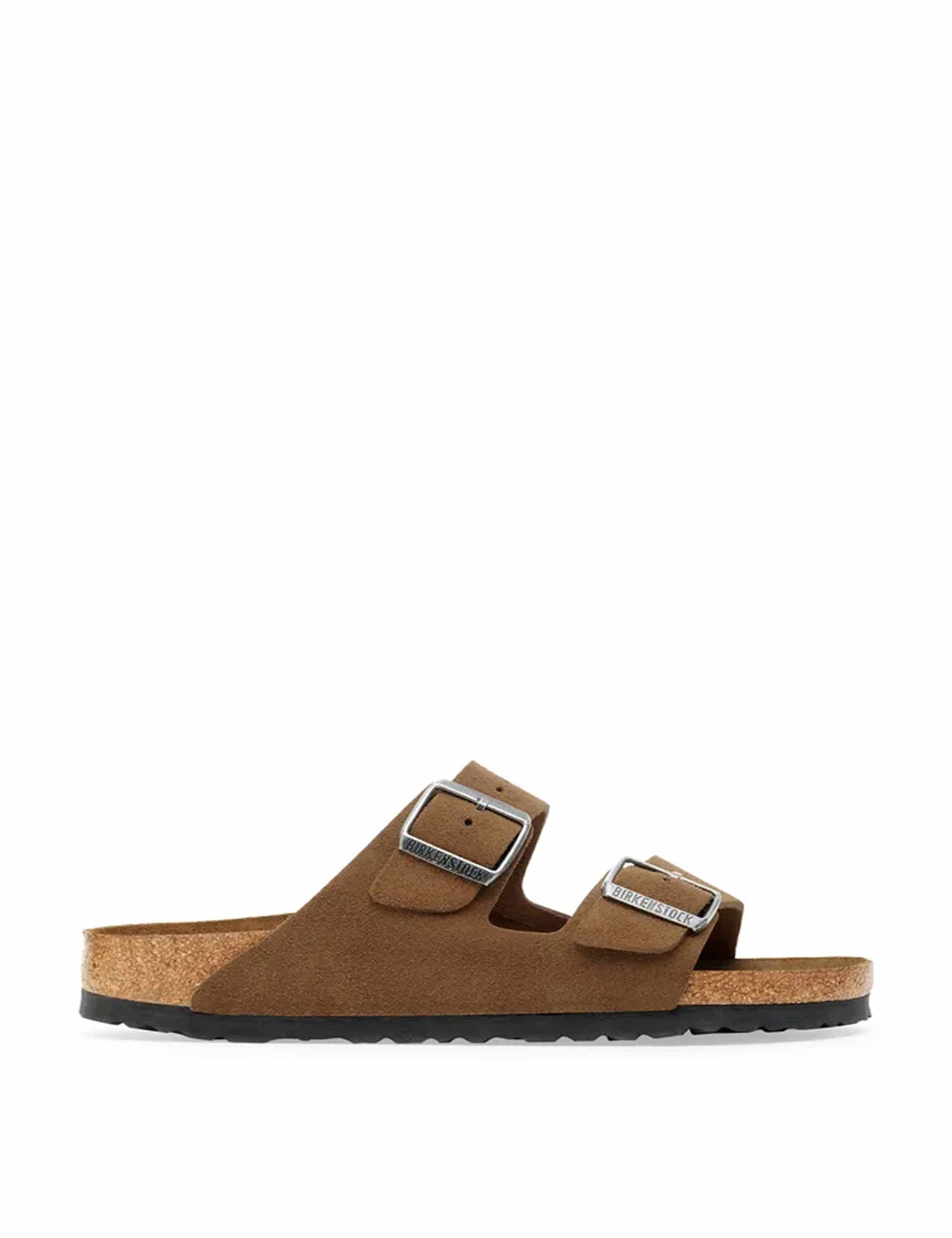 Arizona Leather Buckle Flat Sandals