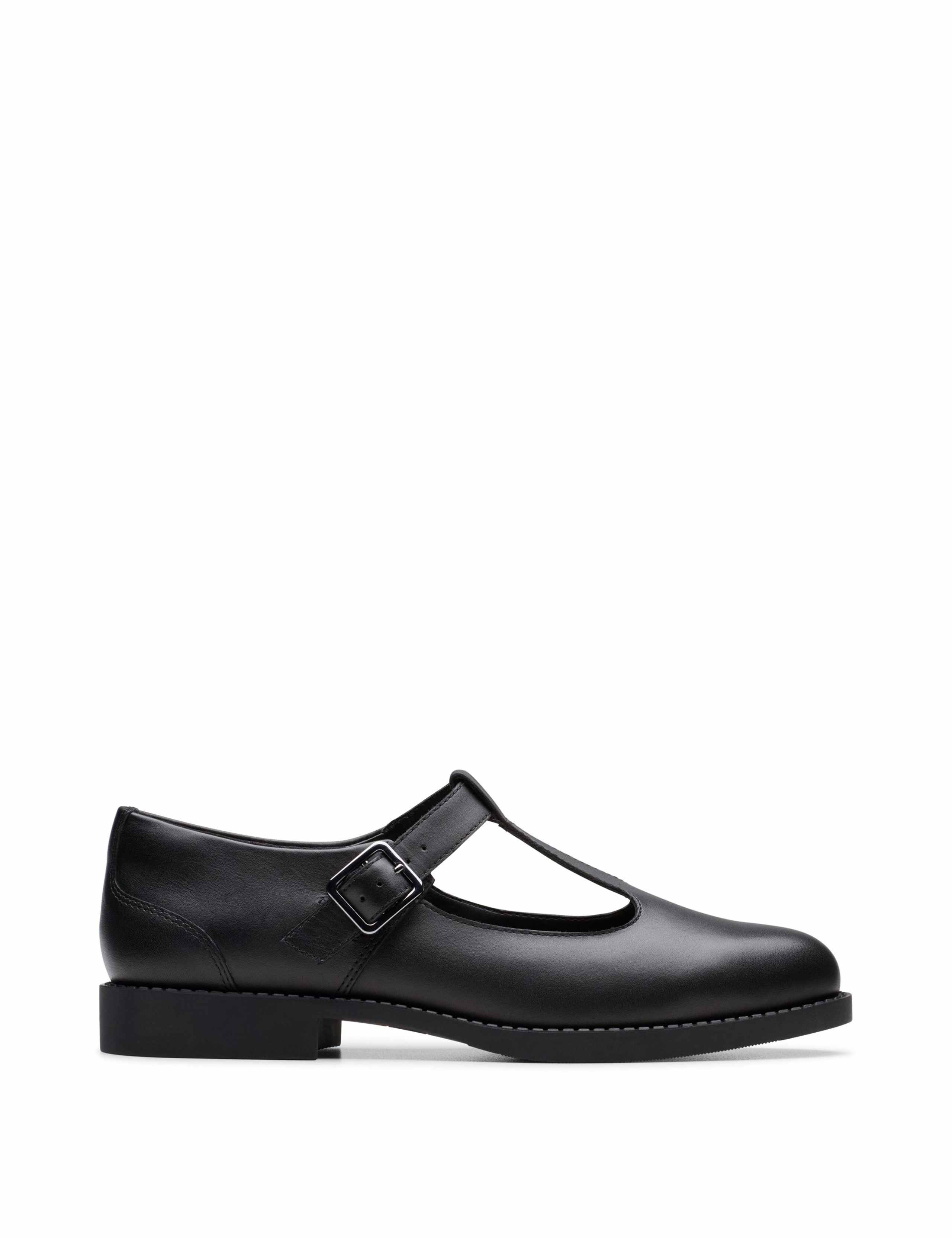 Kids' Leather School Shoes (3 Large - 5½ Large)