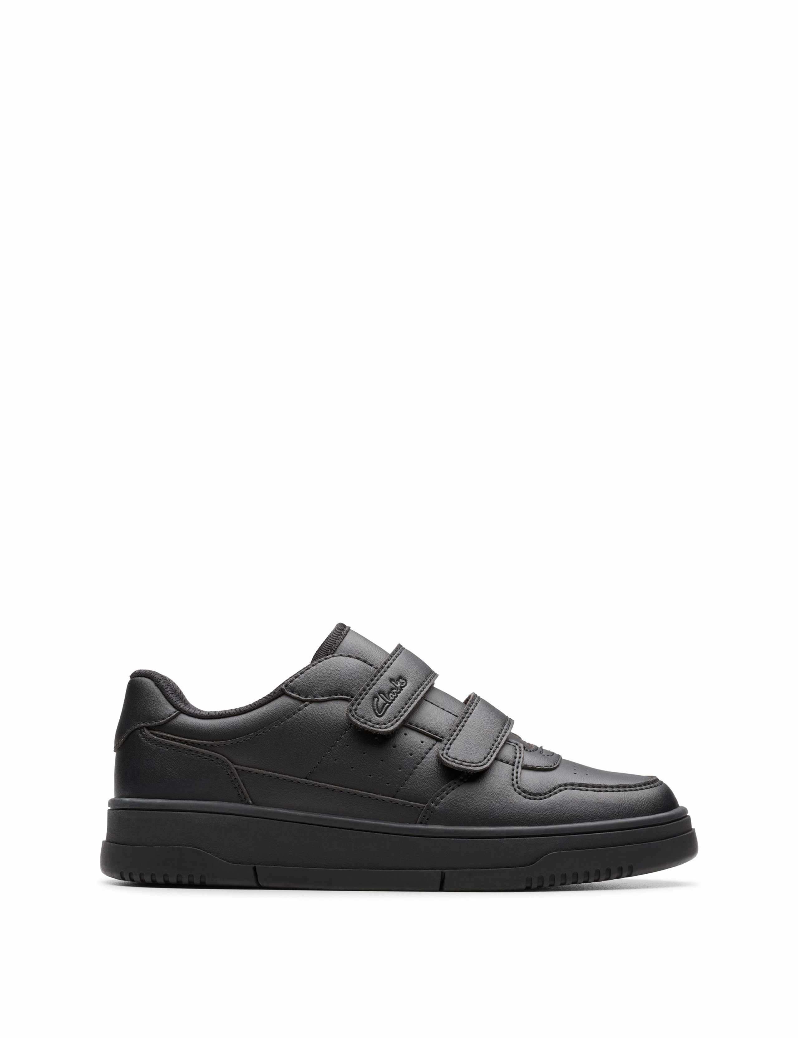 Leather Riptape School Shoes (11 Small-2 Large)