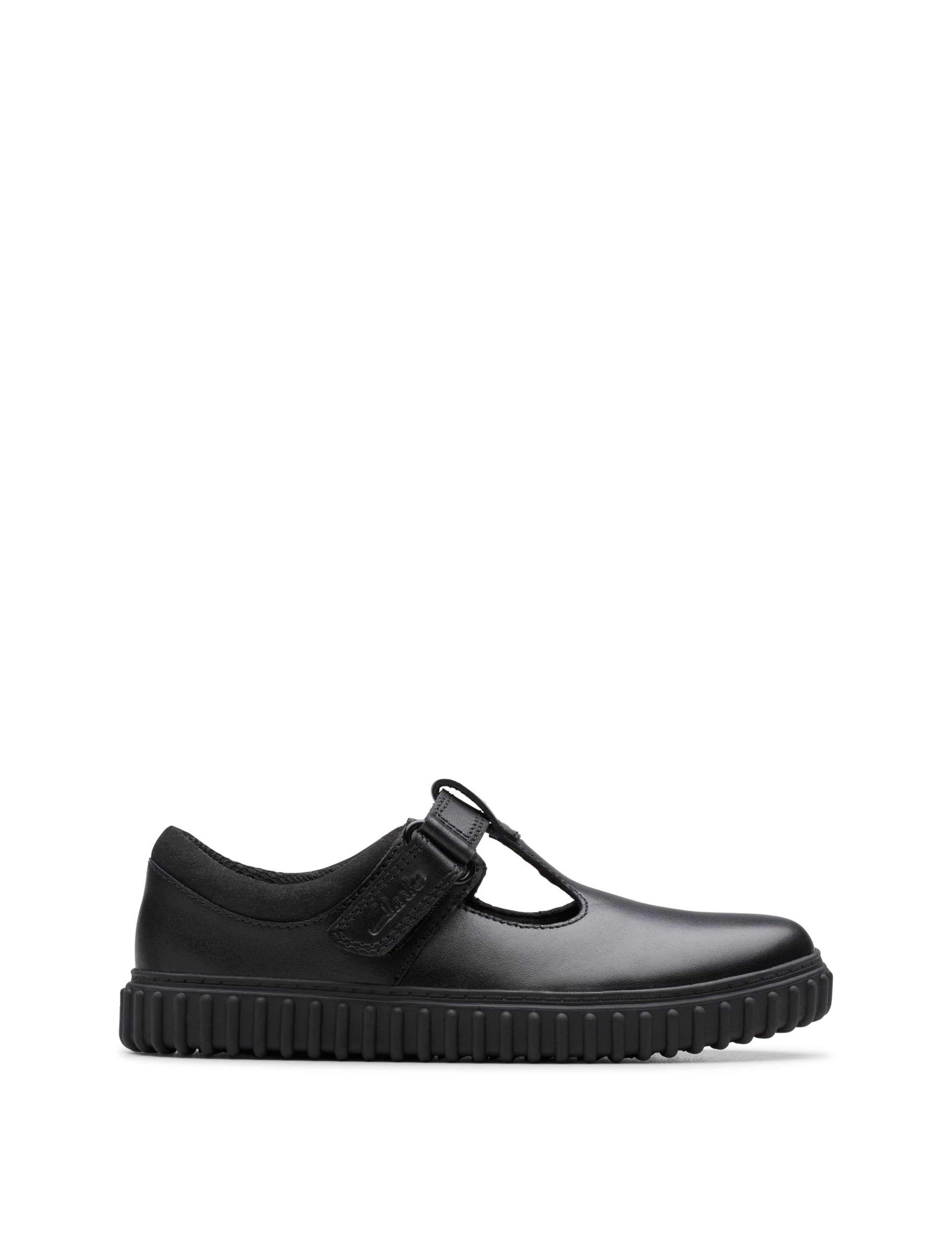 Leather Riptape School Shoes (10 Small - 12½ Small)