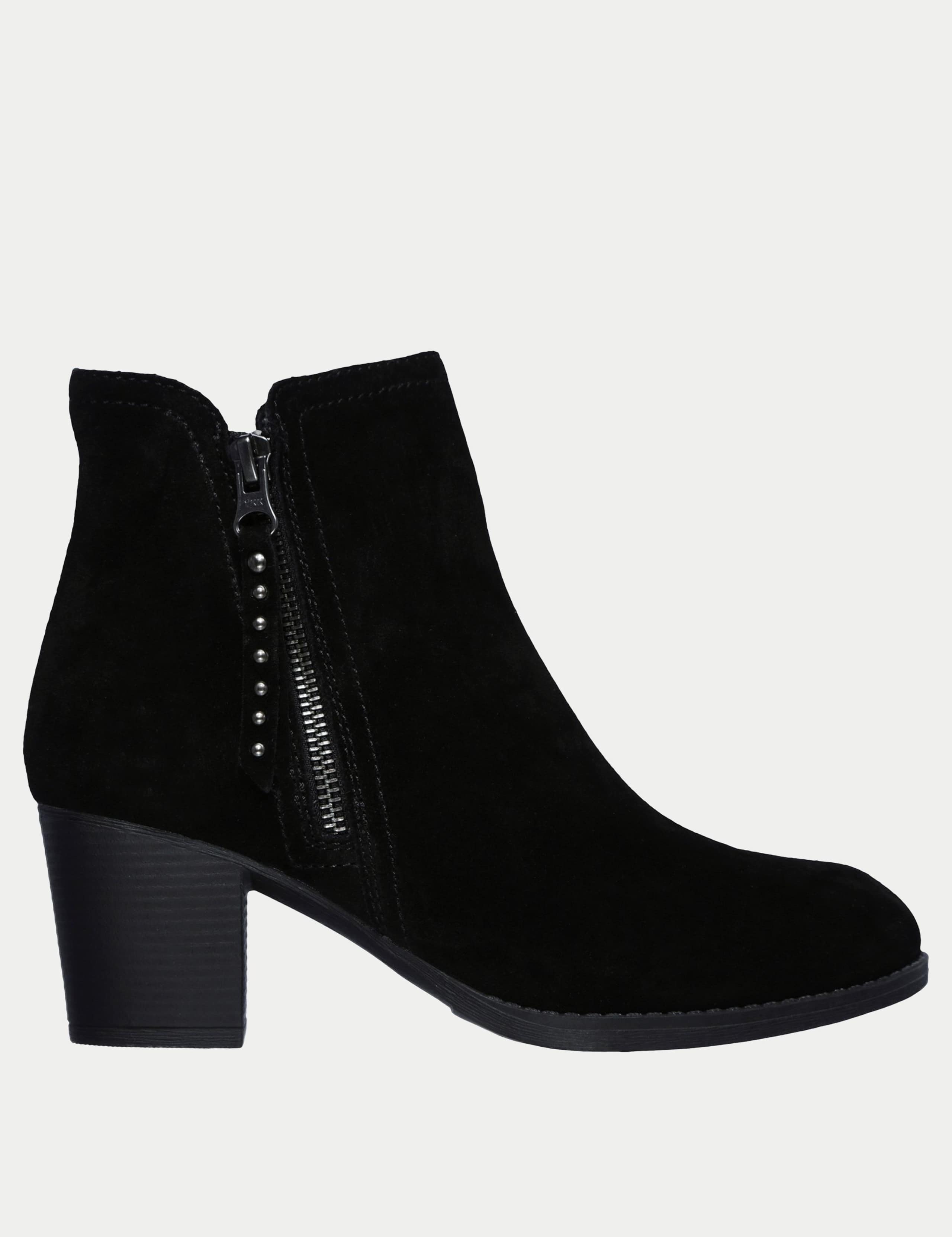 Taxi – Don't Trip Leather Block Heel Ankle Boots