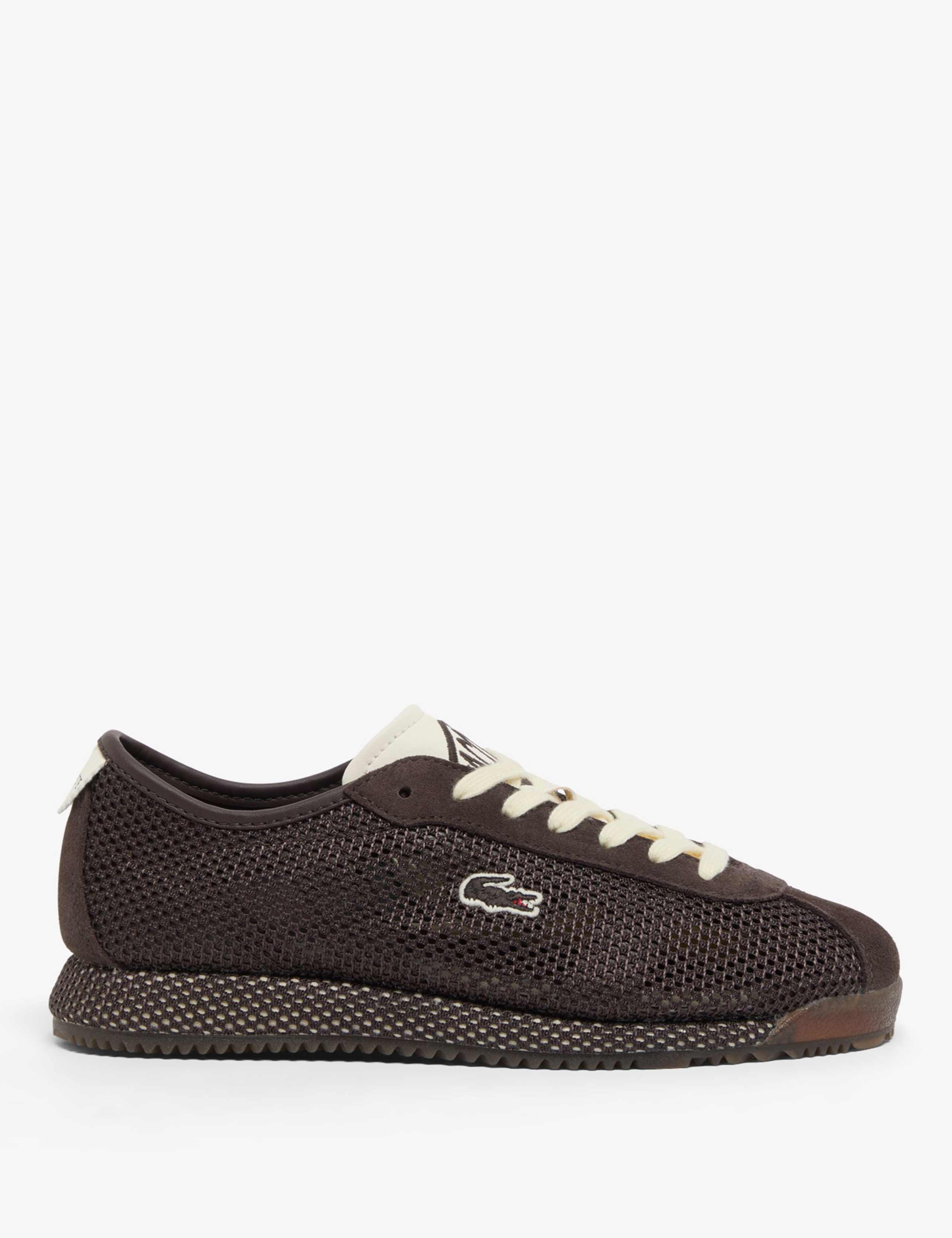 Lace Up Mesh Detail Trainers