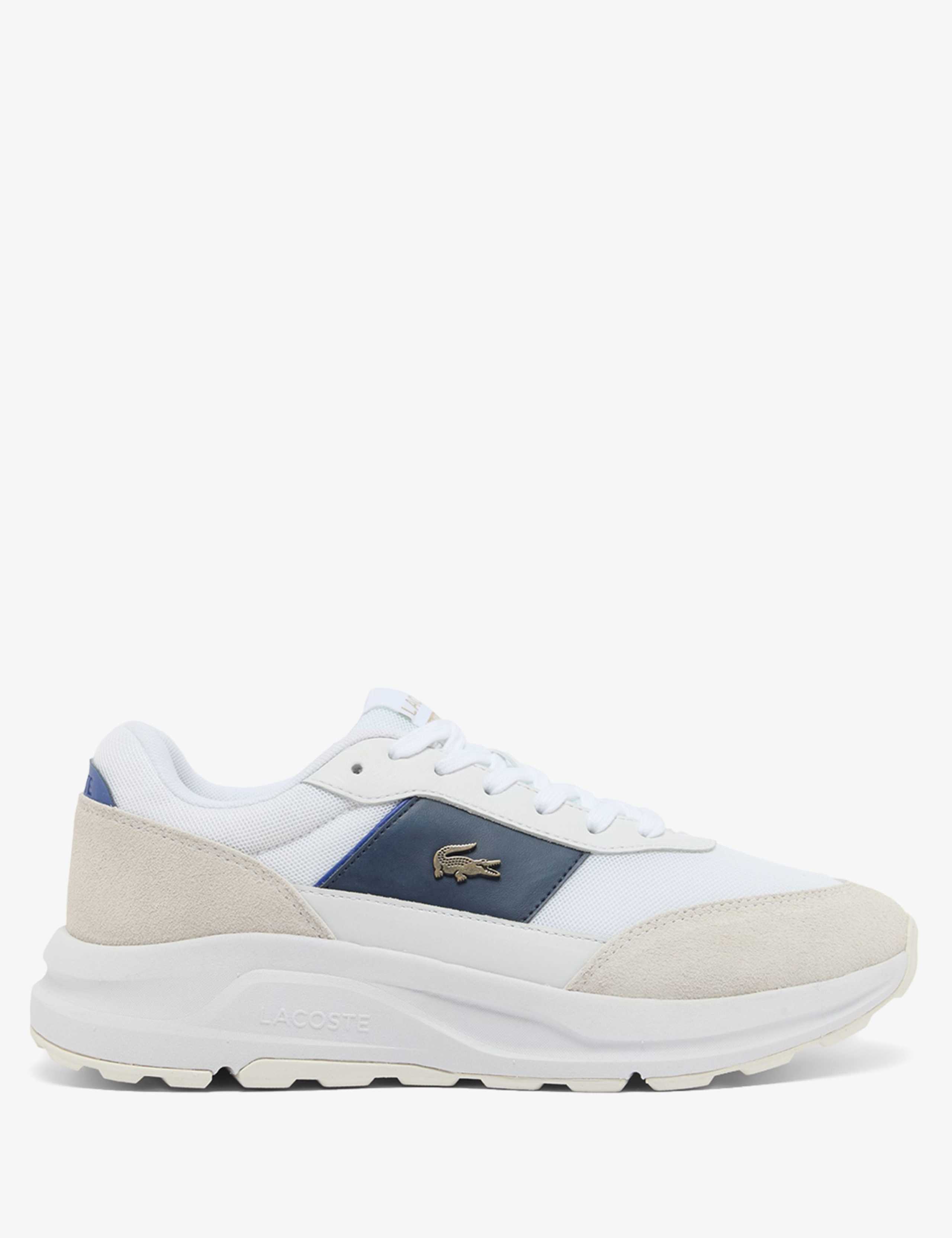 Leather Lace Up Trainers