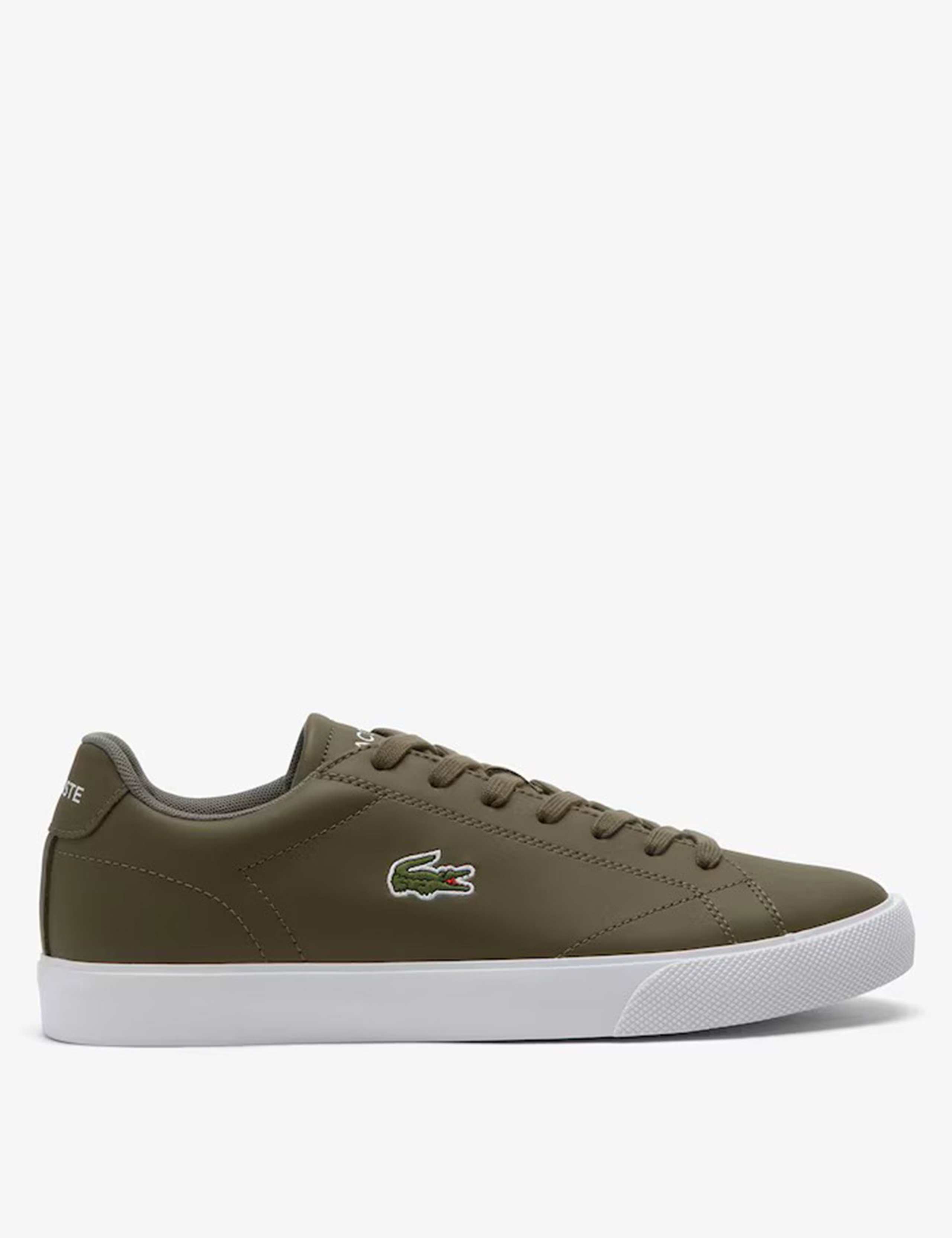 Lerond Set Leather Lace-Up Trainers