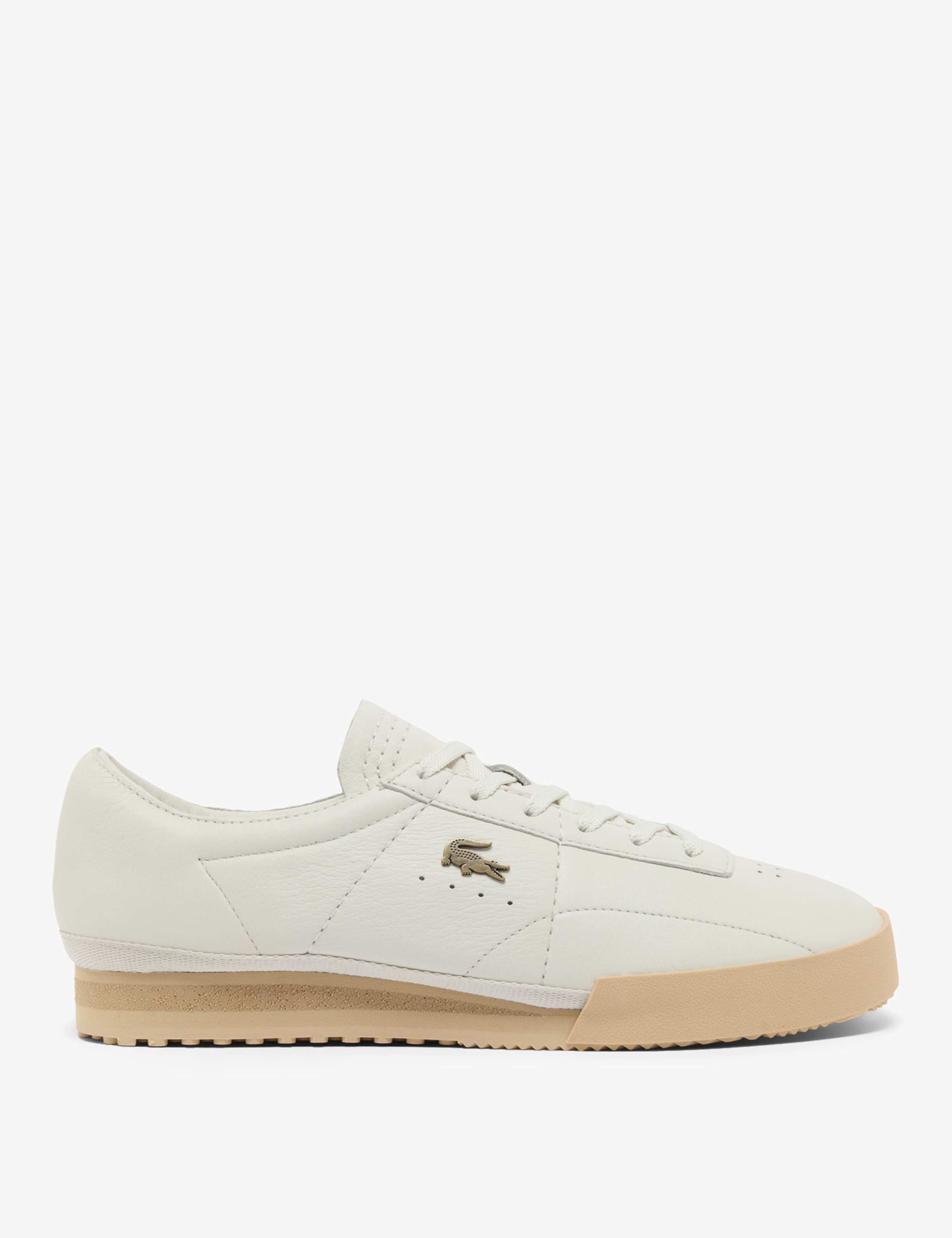 Leather Lace Up Trainers