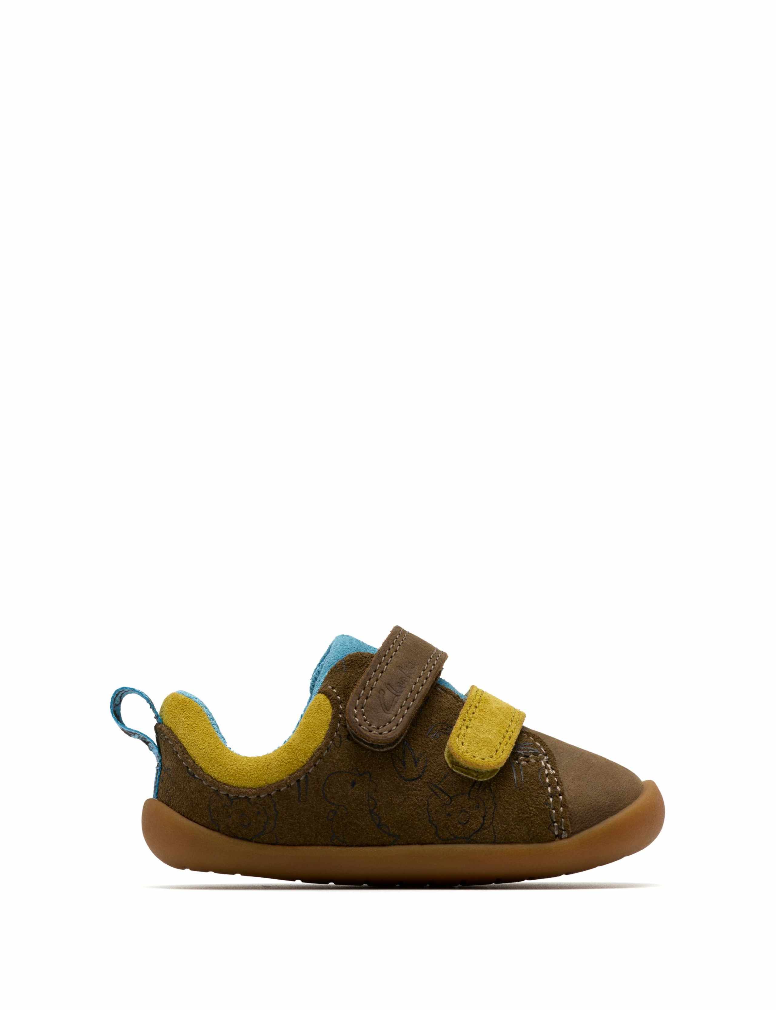 Kids' Leather Riptape Trainers (3 Small - 5 Small)