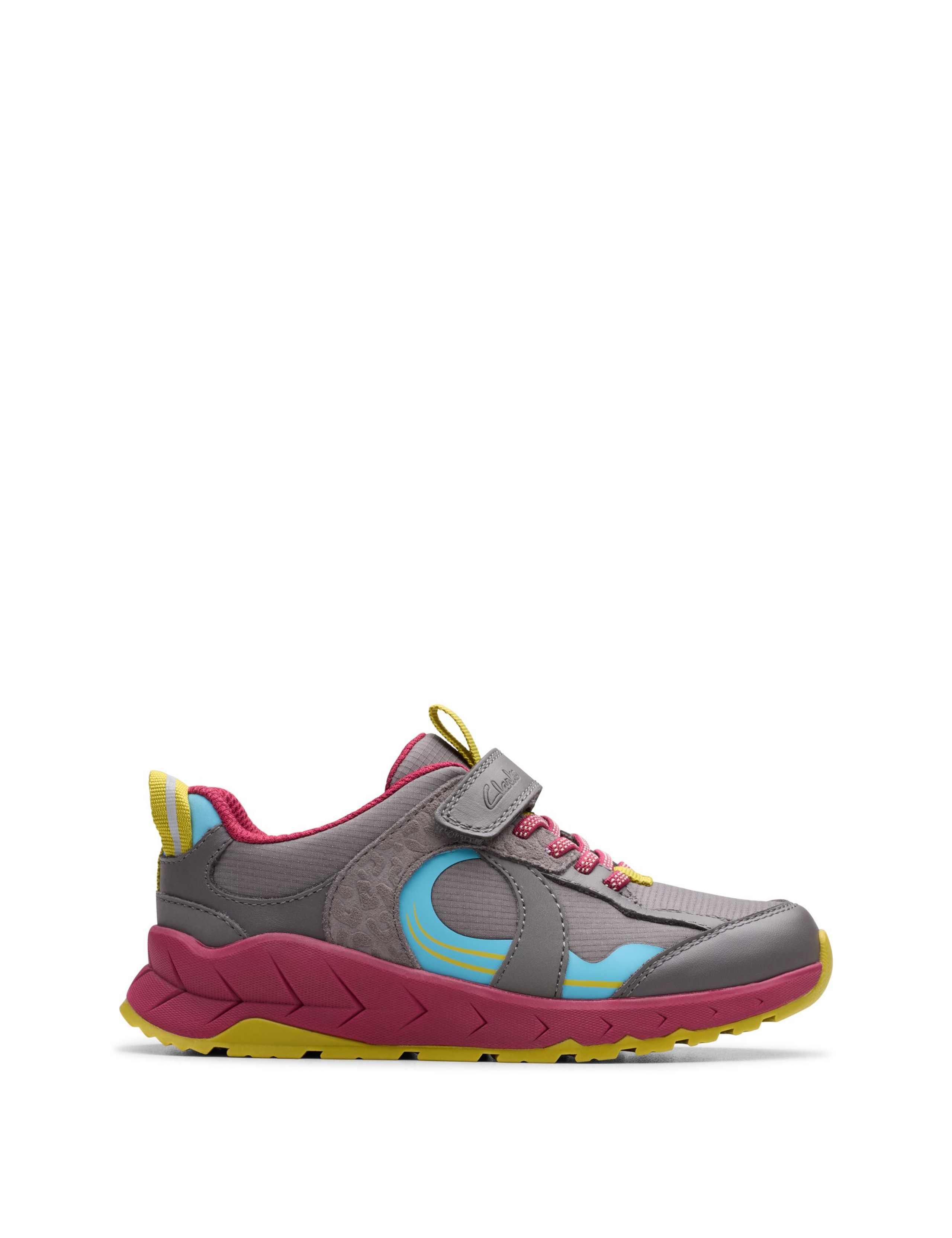 Kids' Leather Riptape Trainers (10 Small - 2.5 Large)