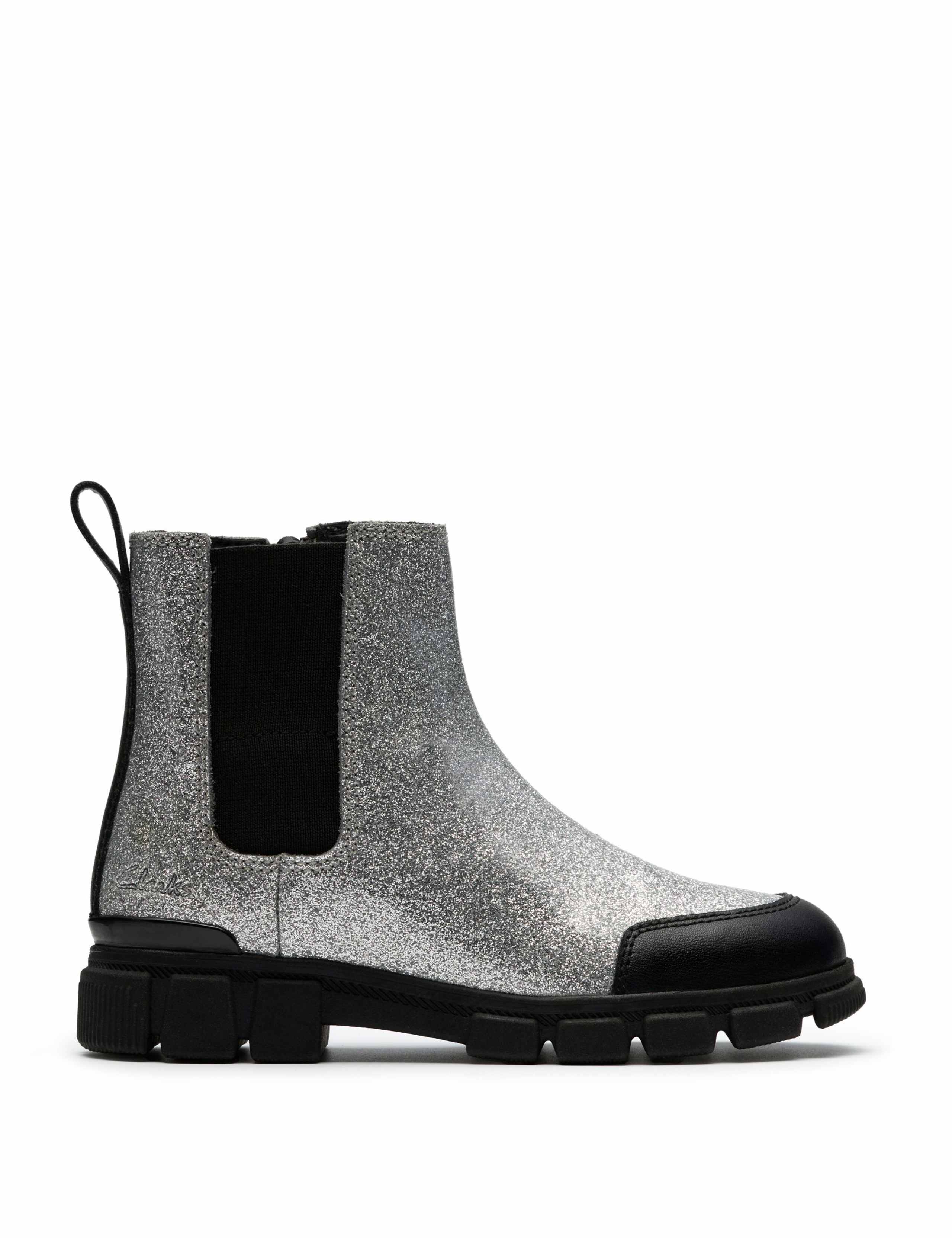 Kids' Leather Chelsea Boots (8 Small - 2 Large)