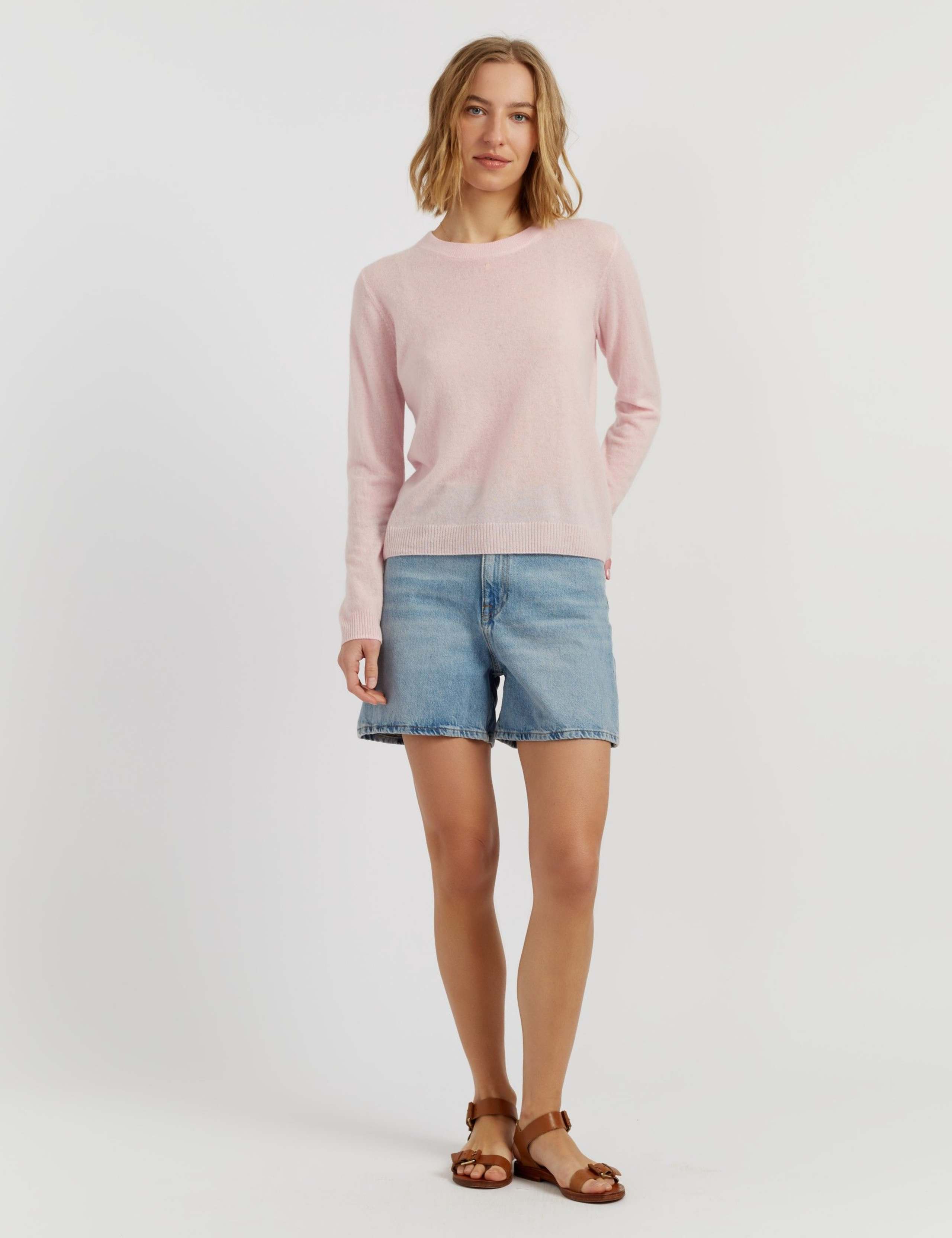 Pure Cashmere Crew Neck Jumper