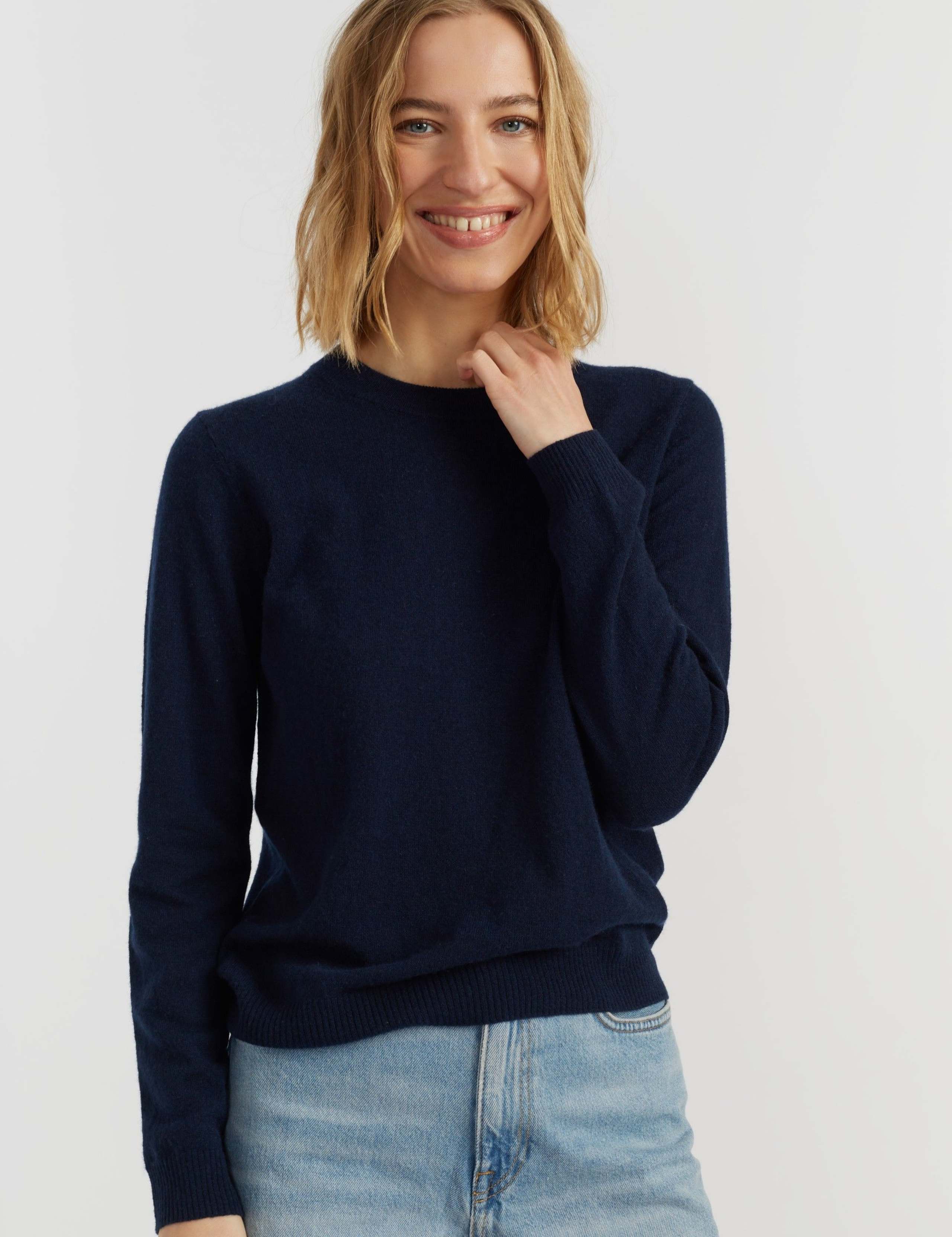 Pure Cashmere Crew Neck Jumper