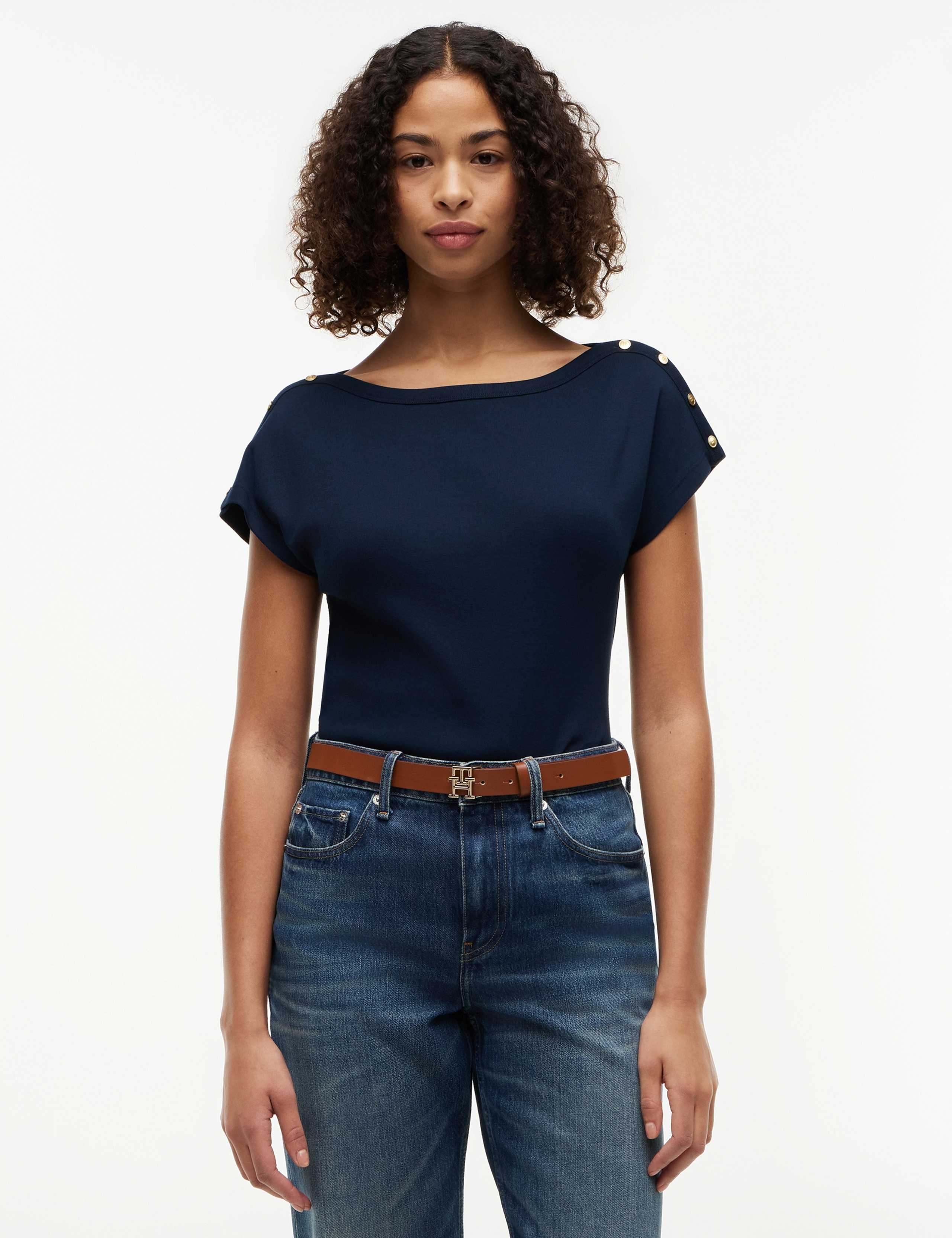Pure Cotton Striped T-Shirt