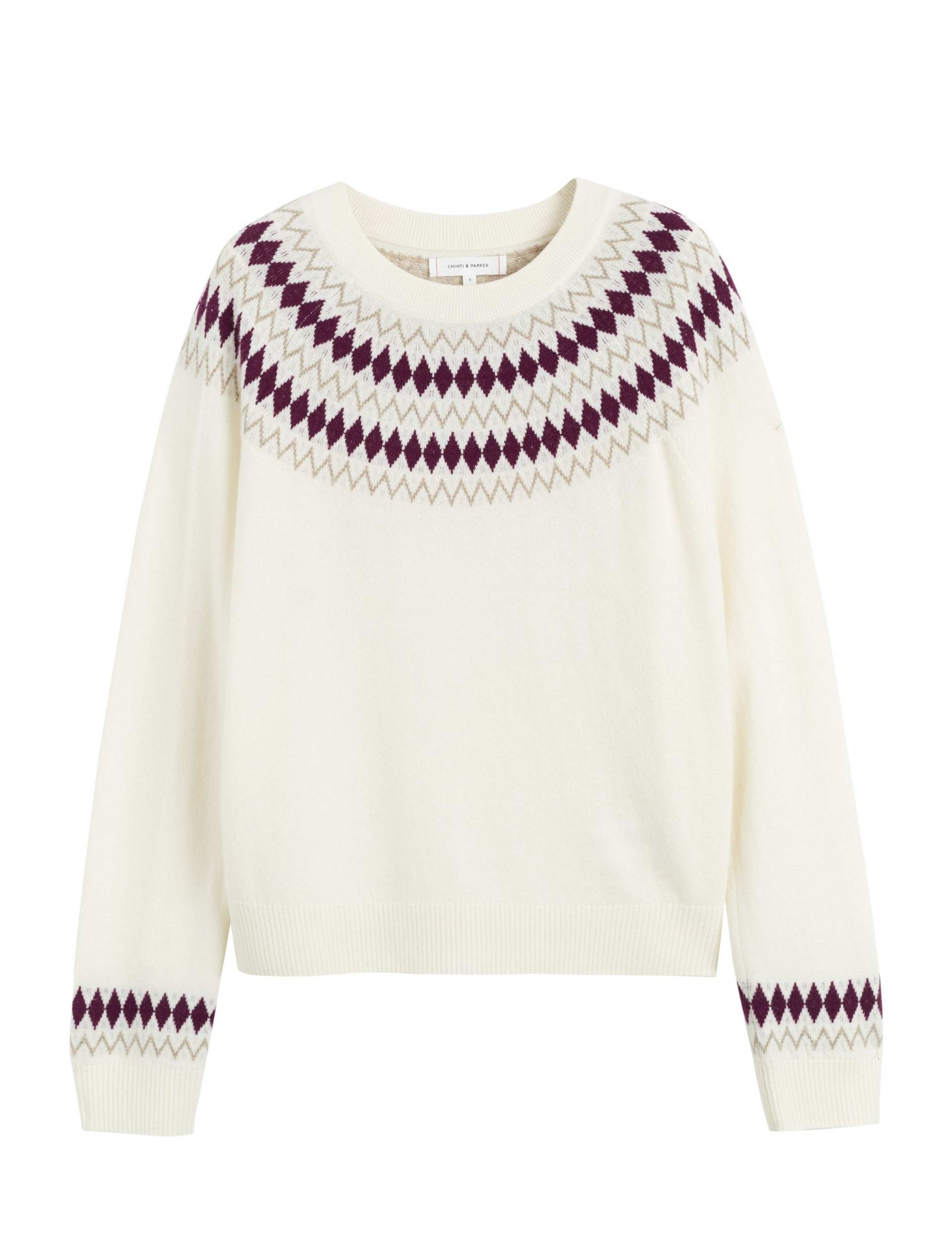 Wool Rich Fair Isle Jumper with Cashmere