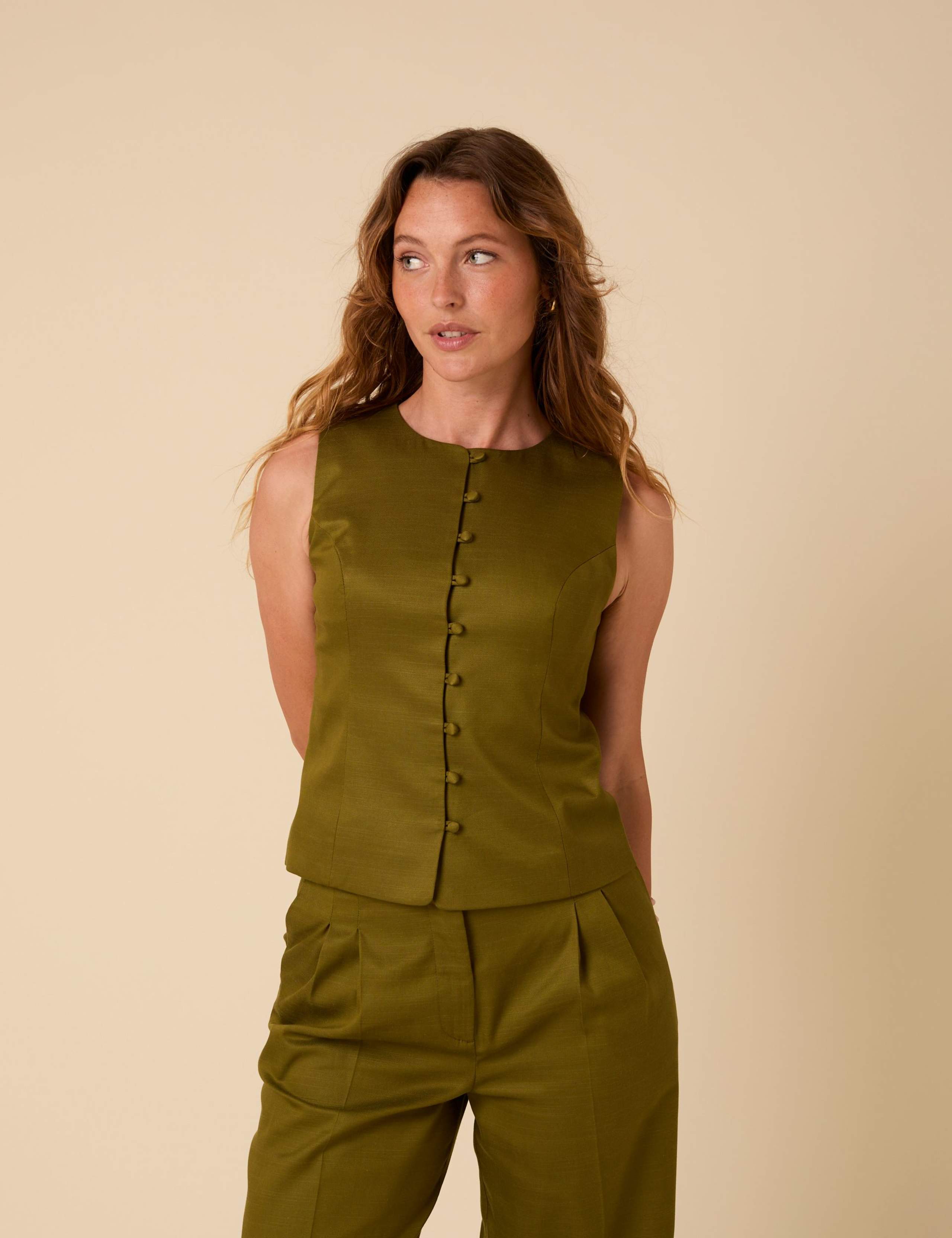 Crew Neck Waistcoats