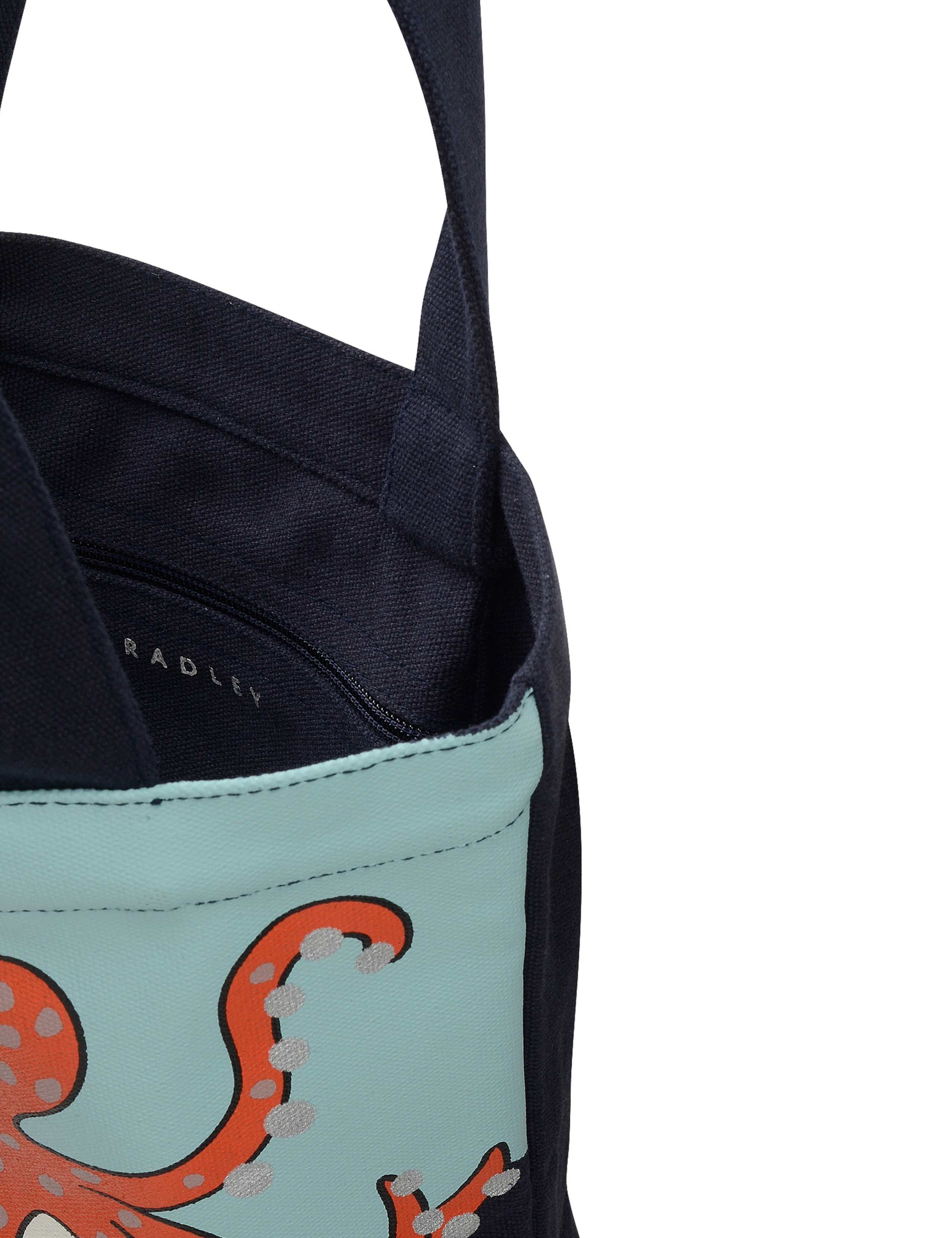 Pure Cotton Canvas Octouputs Tote Bag