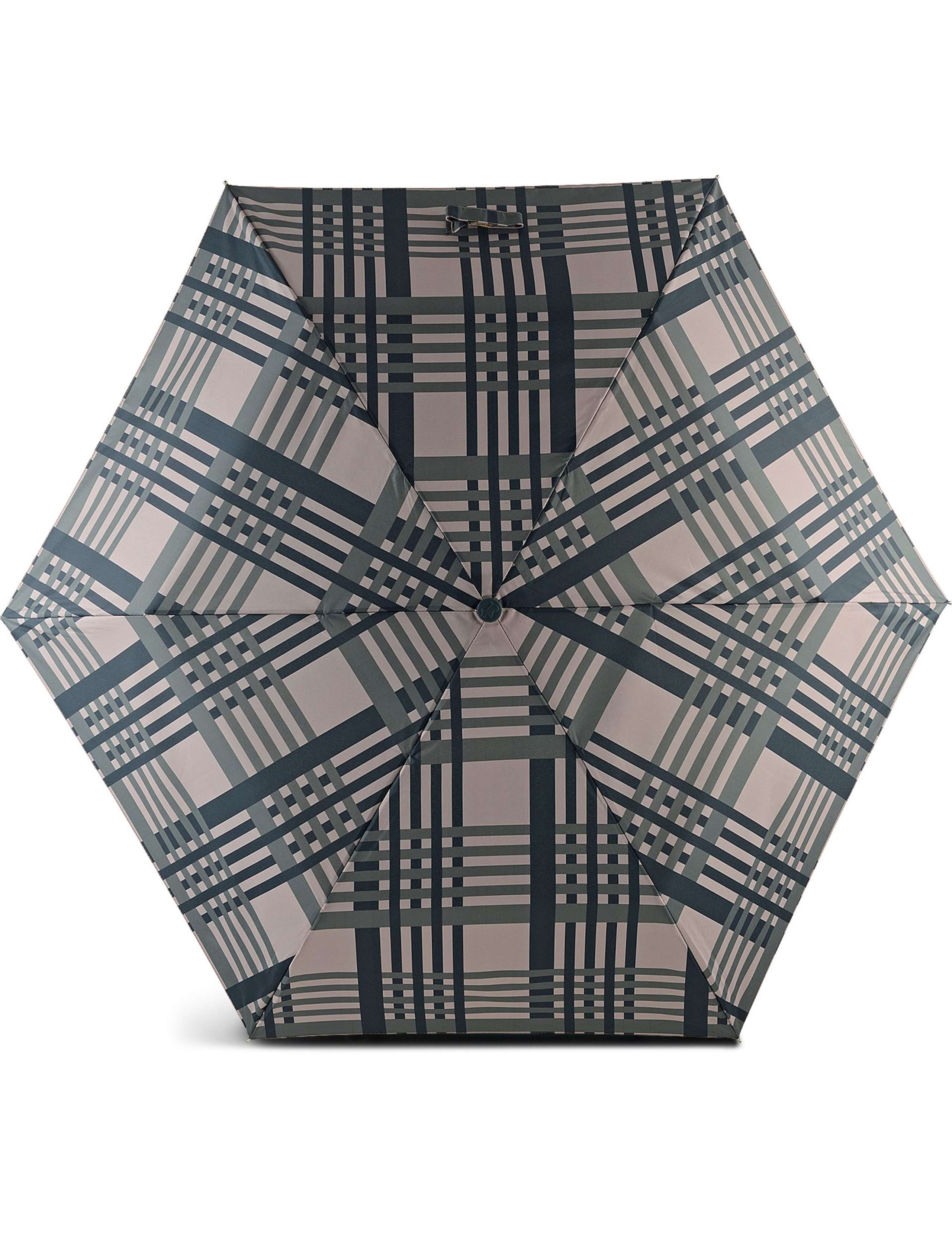 Checked Compact Umbrella