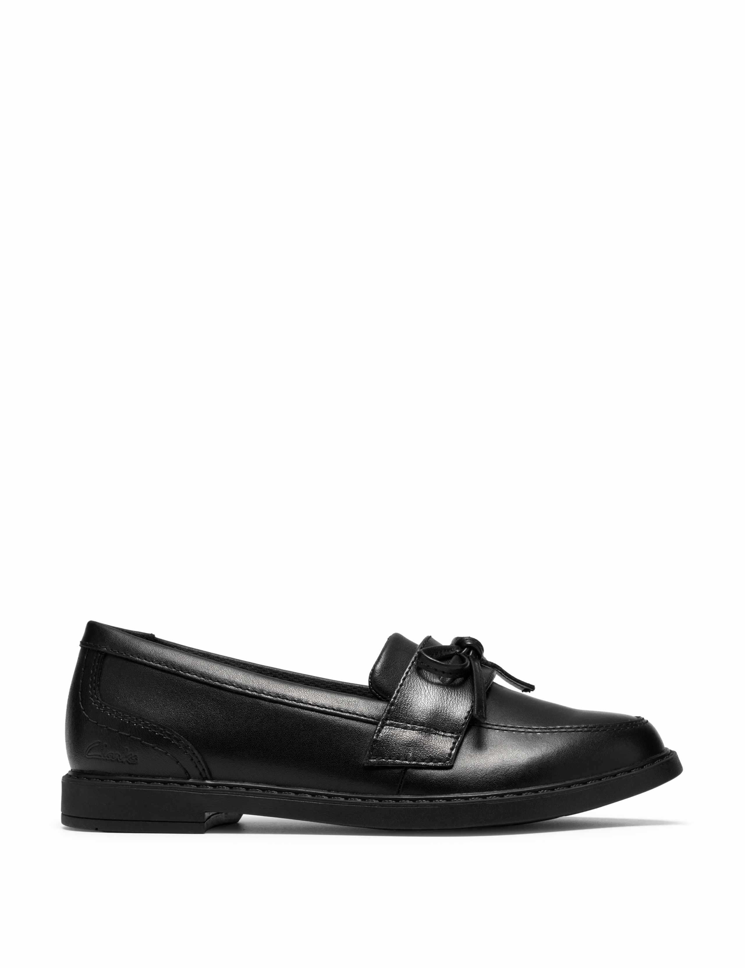 Leather Bow Loafers (12 Small-2 Large)