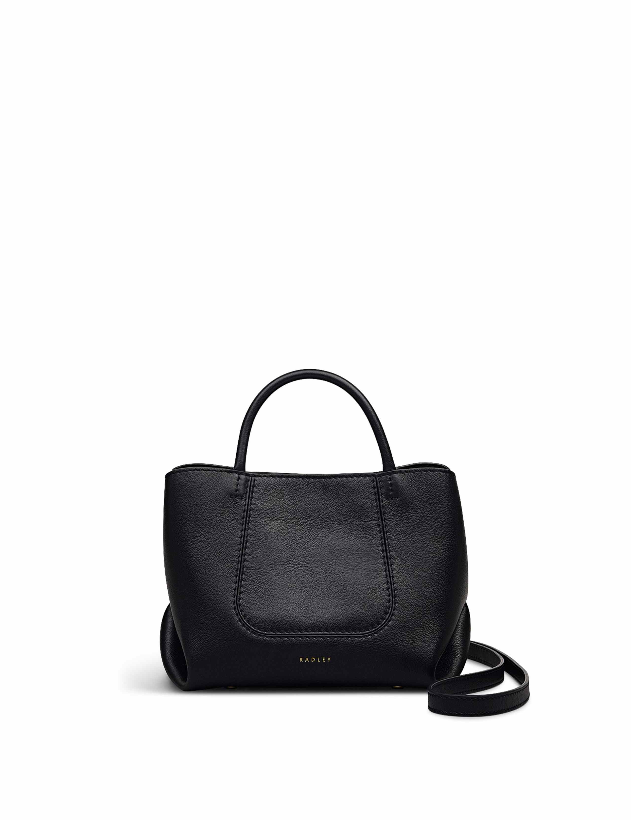 The Compton Leather Zip Detail Grab Bag